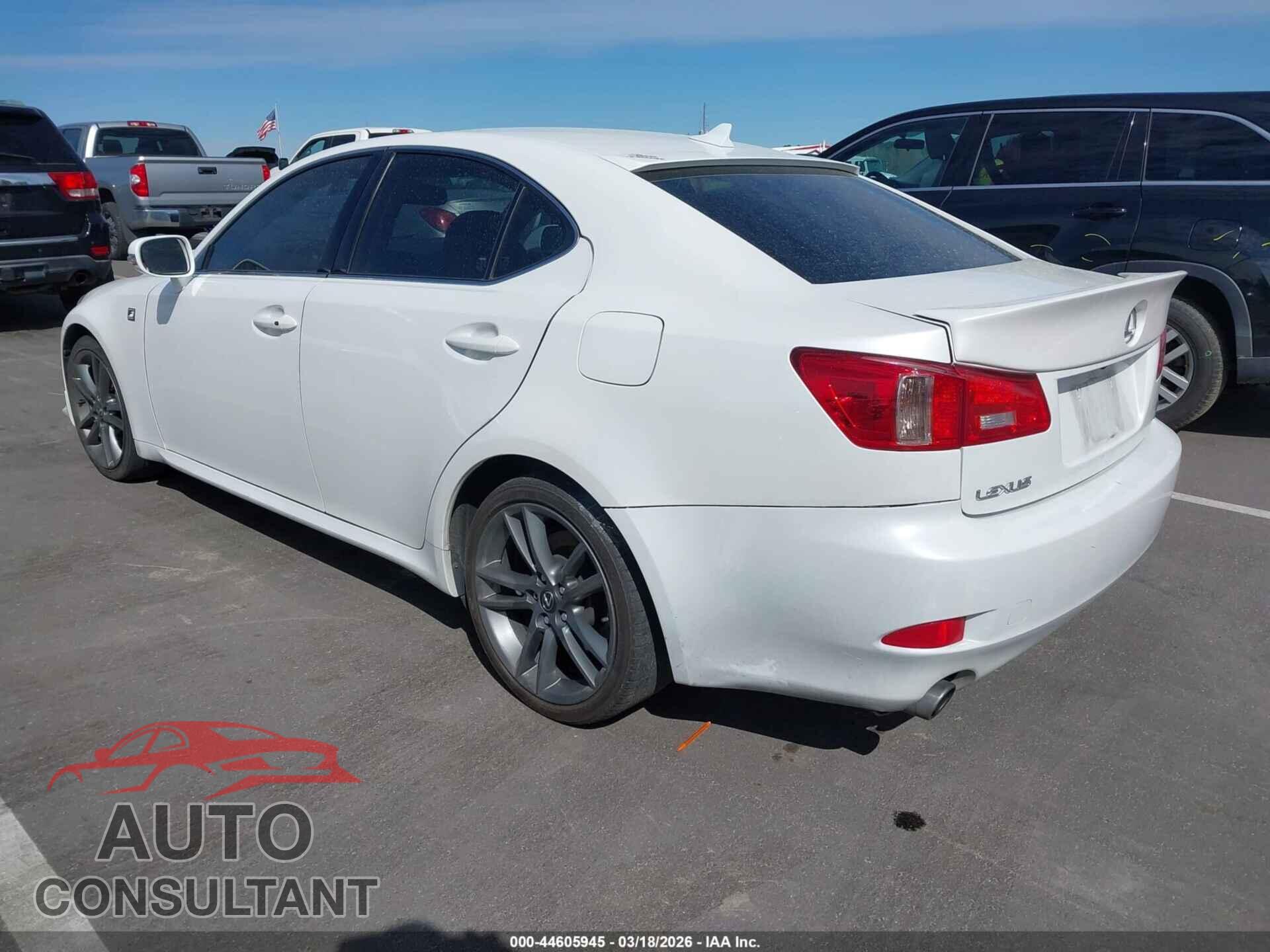 LEXUS IS 250 2012 - JTHBF5C27C5165924