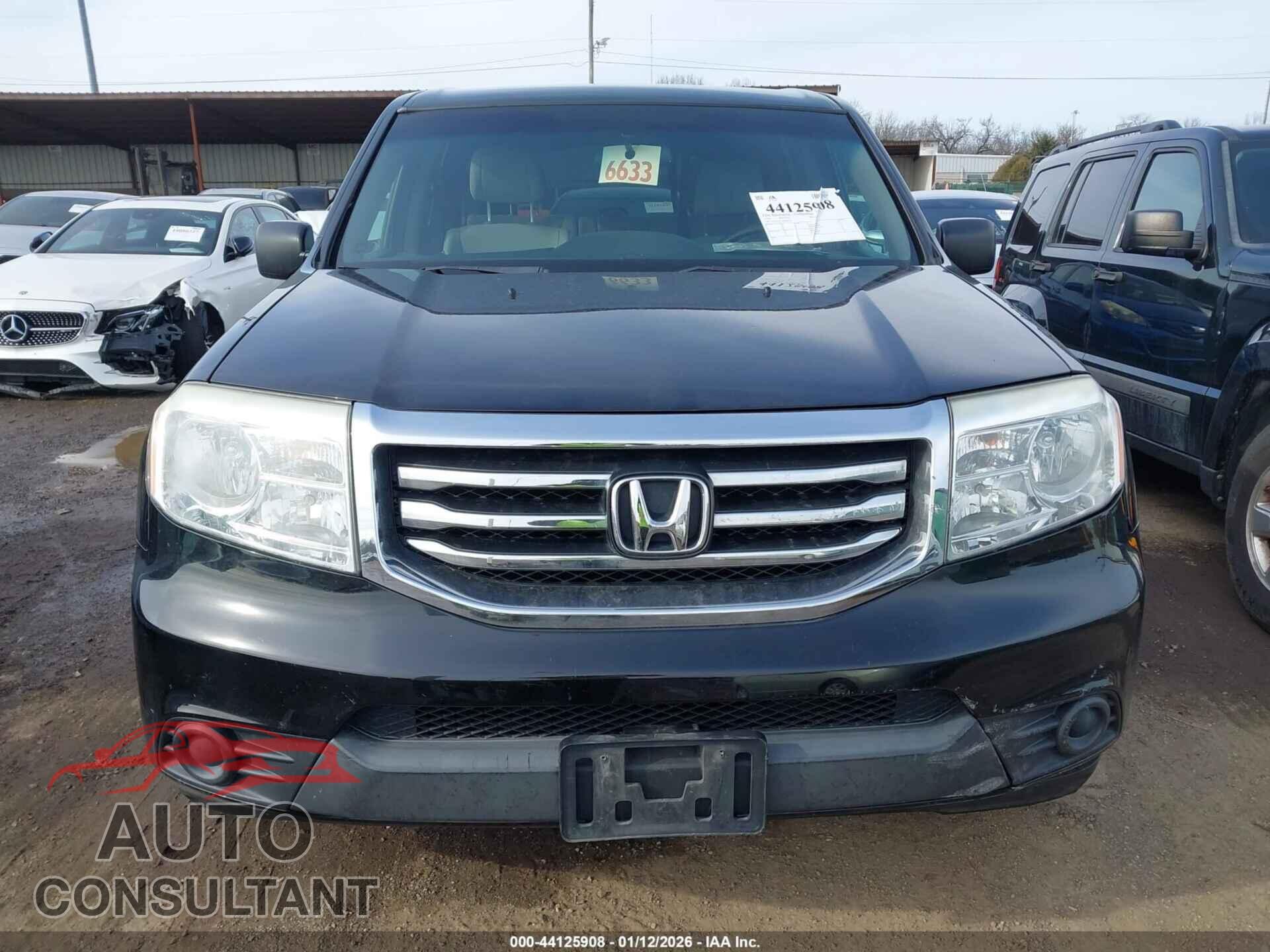 HONDA PILOT 2013 - 5FNYF4H27DB064302