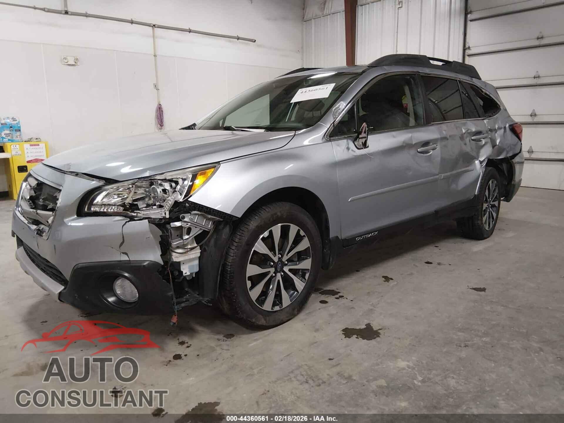 SUBARU OUTBACK 2015 - 4S4BSBNC7F3316628