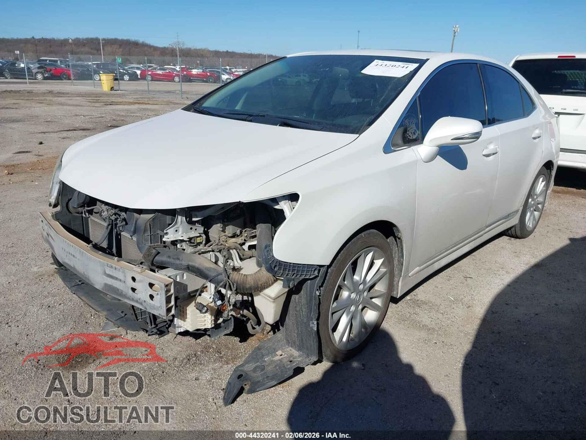 LEXUS HS 250H 2010 - JTHBB1BA1A2012628