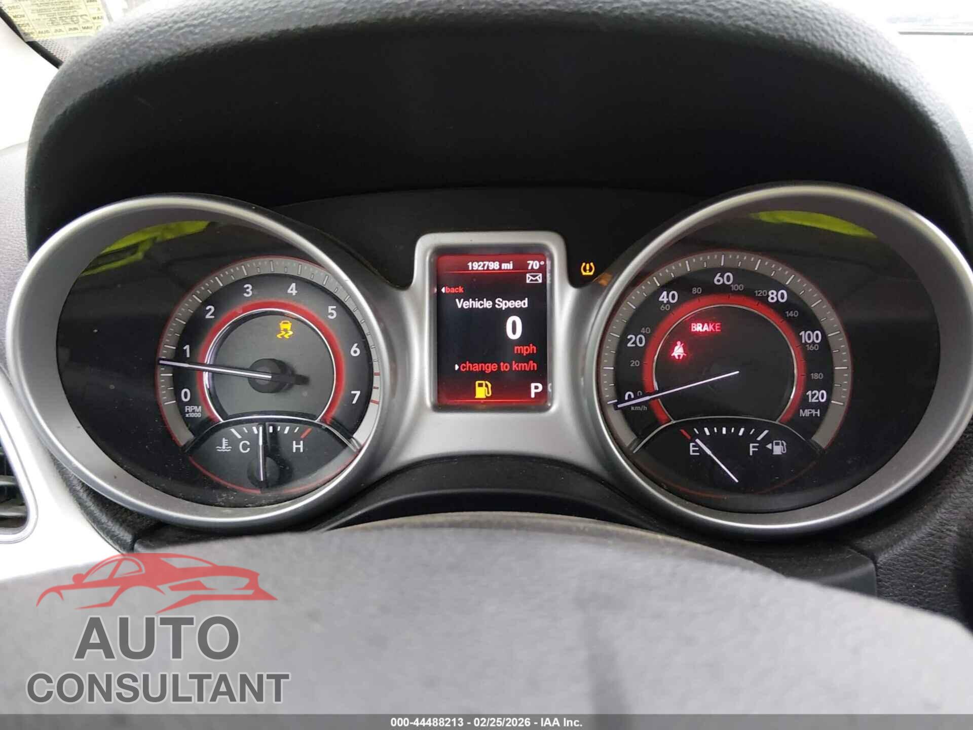 DODGE JOURNEY 2013 - 3C4PDDBG1DT593235
