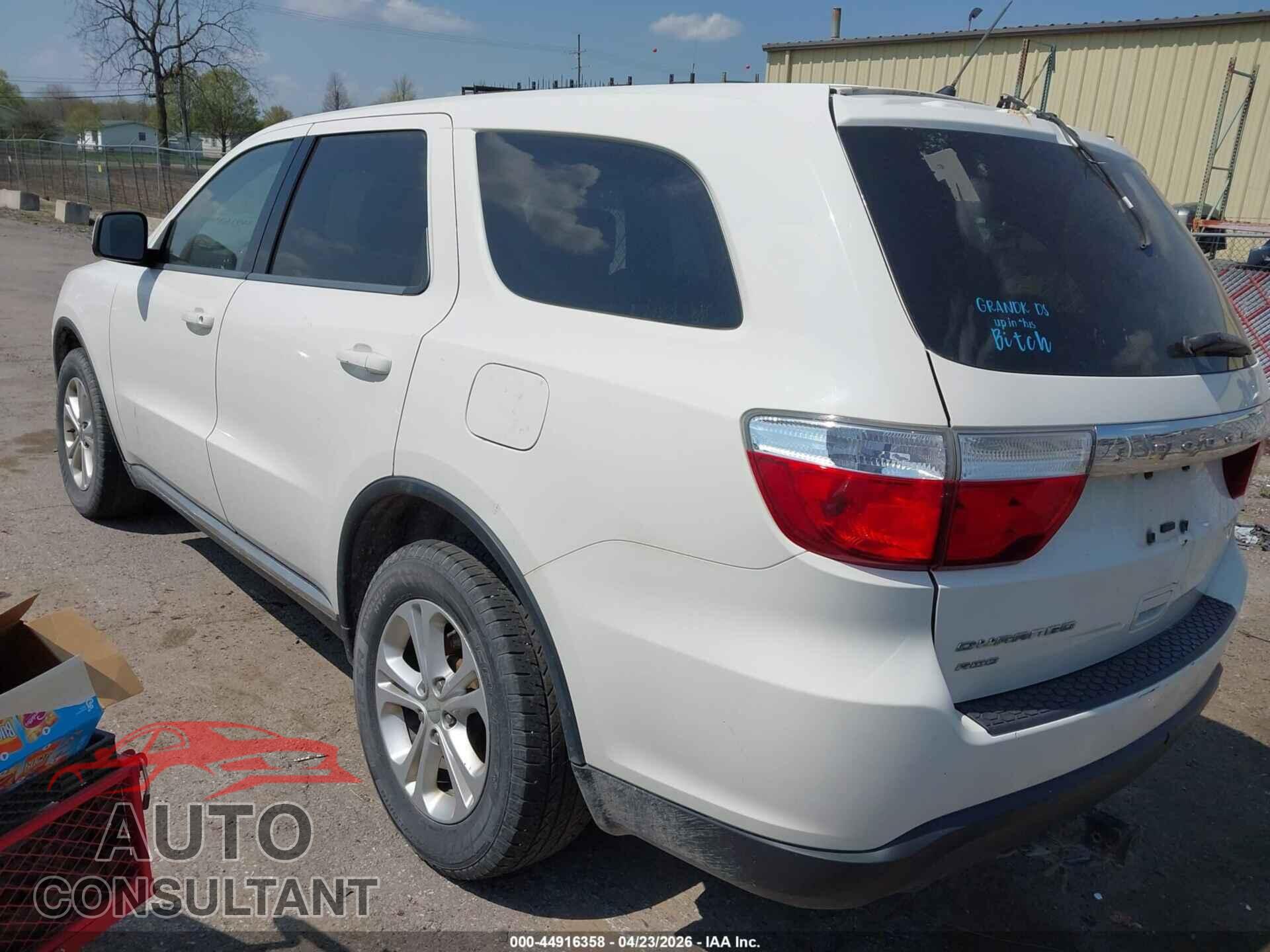 DODGE DURANGO 2012 - 1C4RDJAG5CC291837