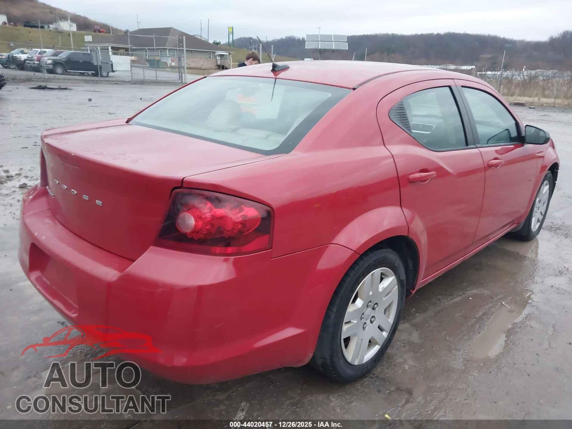 DODGE AVENGER 2013 - 1C3CDZAB0DN752526