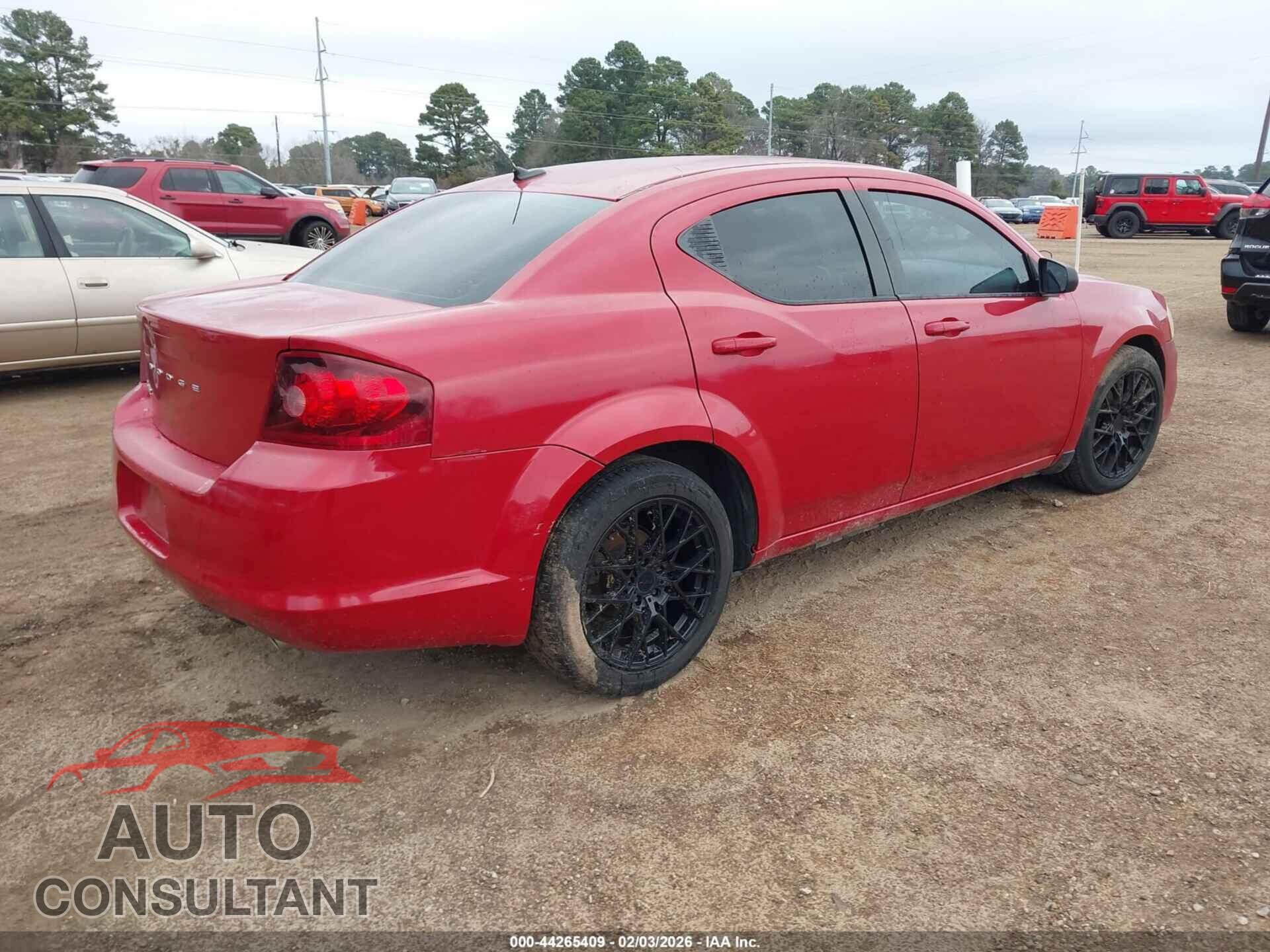 DODGE AVENGER 2013 - 1C3CDZAG3DN760373