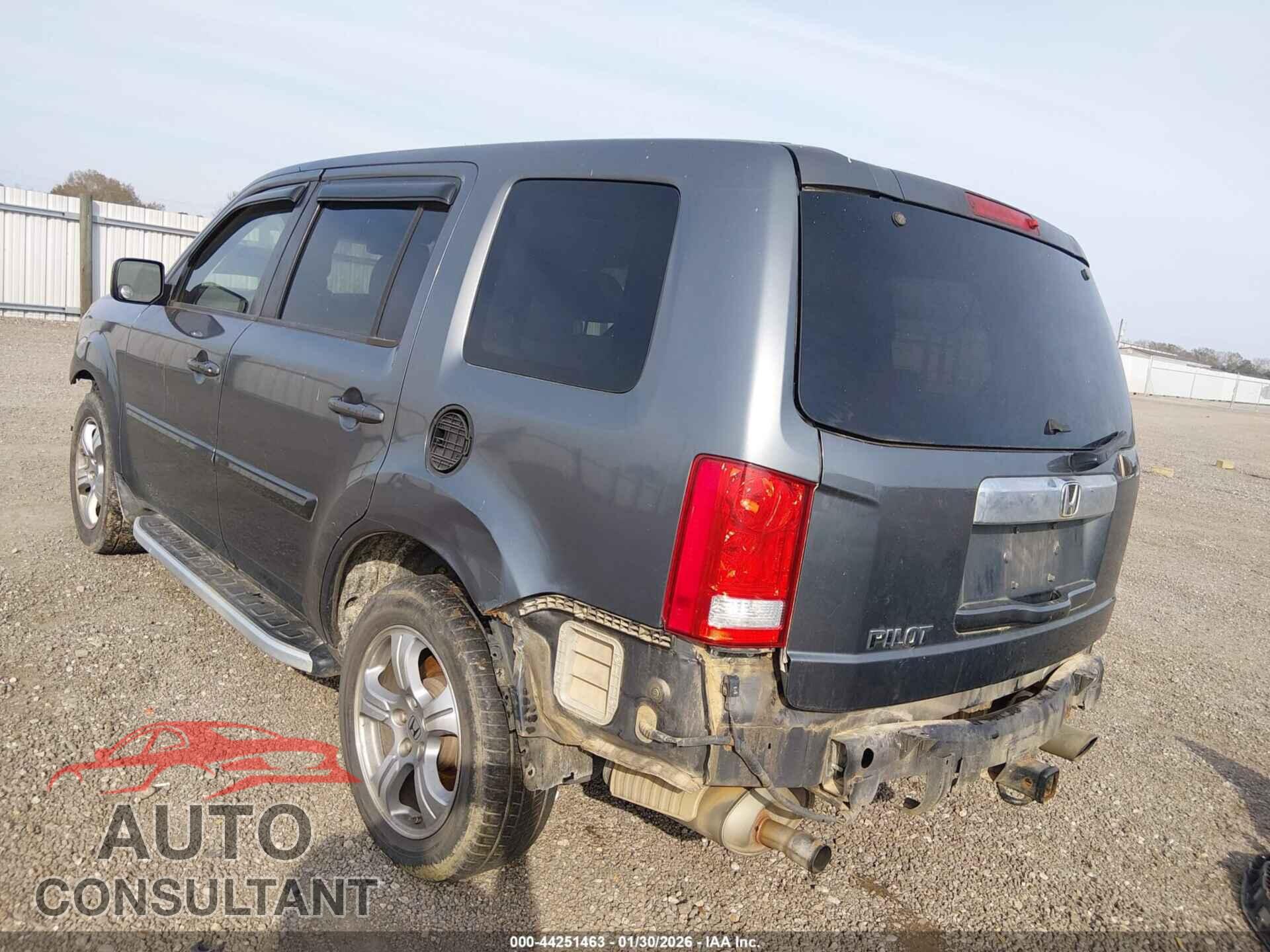 HONDA PILOT 2012 - 5FNYF3H57CB011733