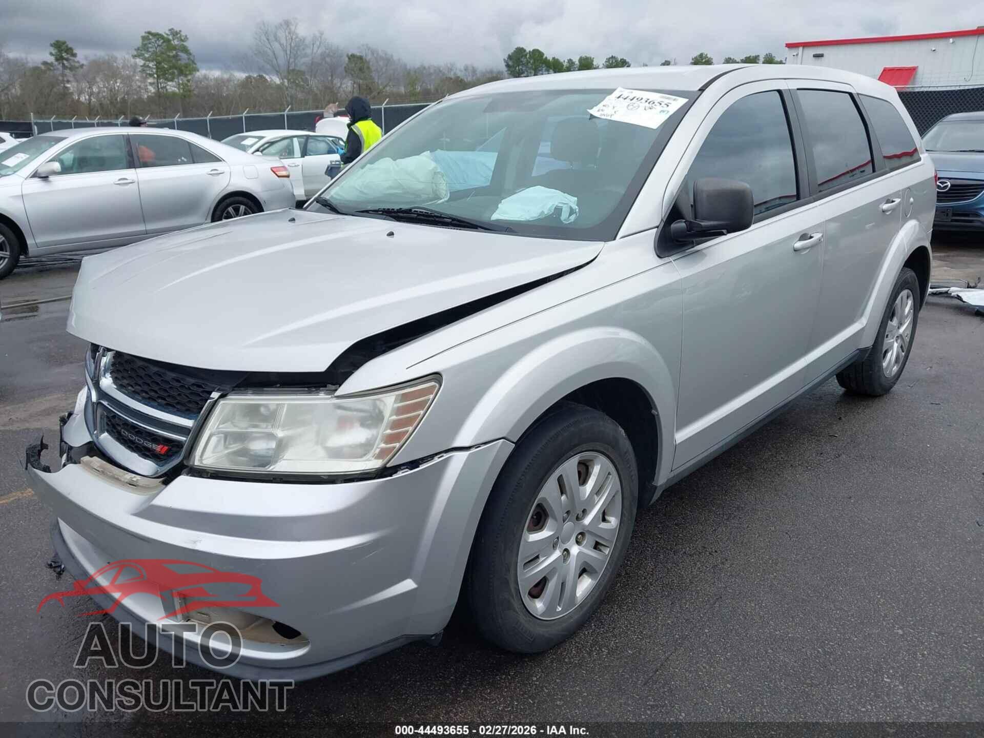 DODGE JOURNEY 2013 - 3C4PDCAB7DT734146
