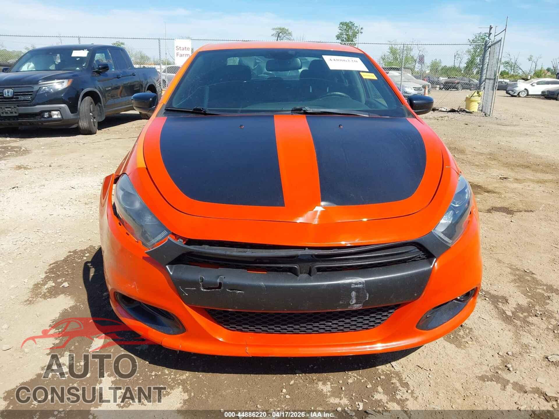 DODGE DART 2015 - 1C3CDFBBXFD237801