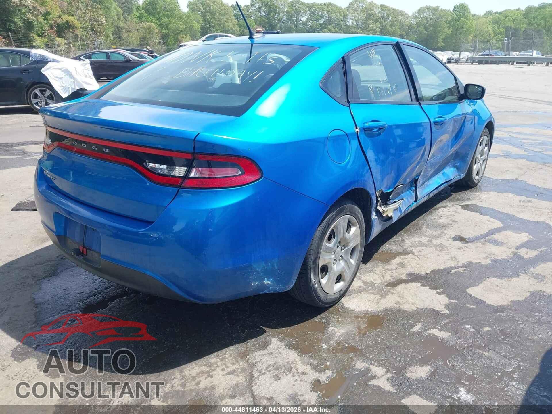 DODGE DART 2015 - 1C3CDFAA9FD181634