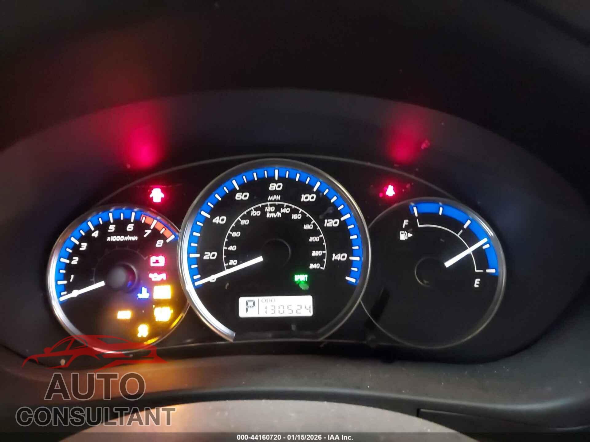 SUBARU FORESTER 2011 - JF2SHADC0BH756252
