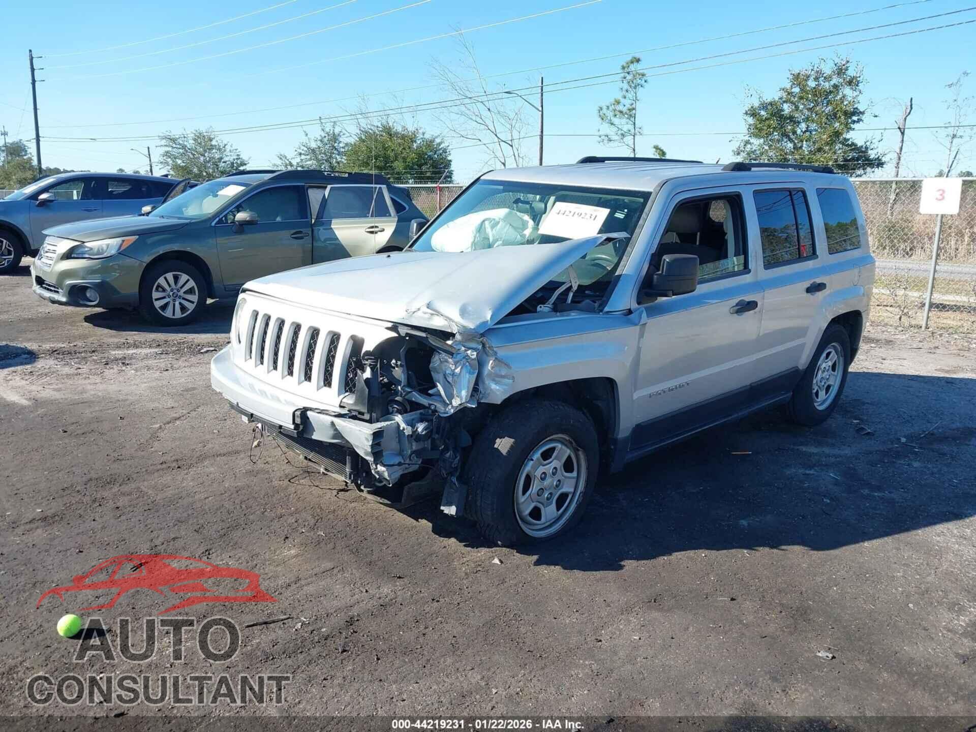 JEEP PATRIOT 2012 - 1C4NJPBA6CD512473