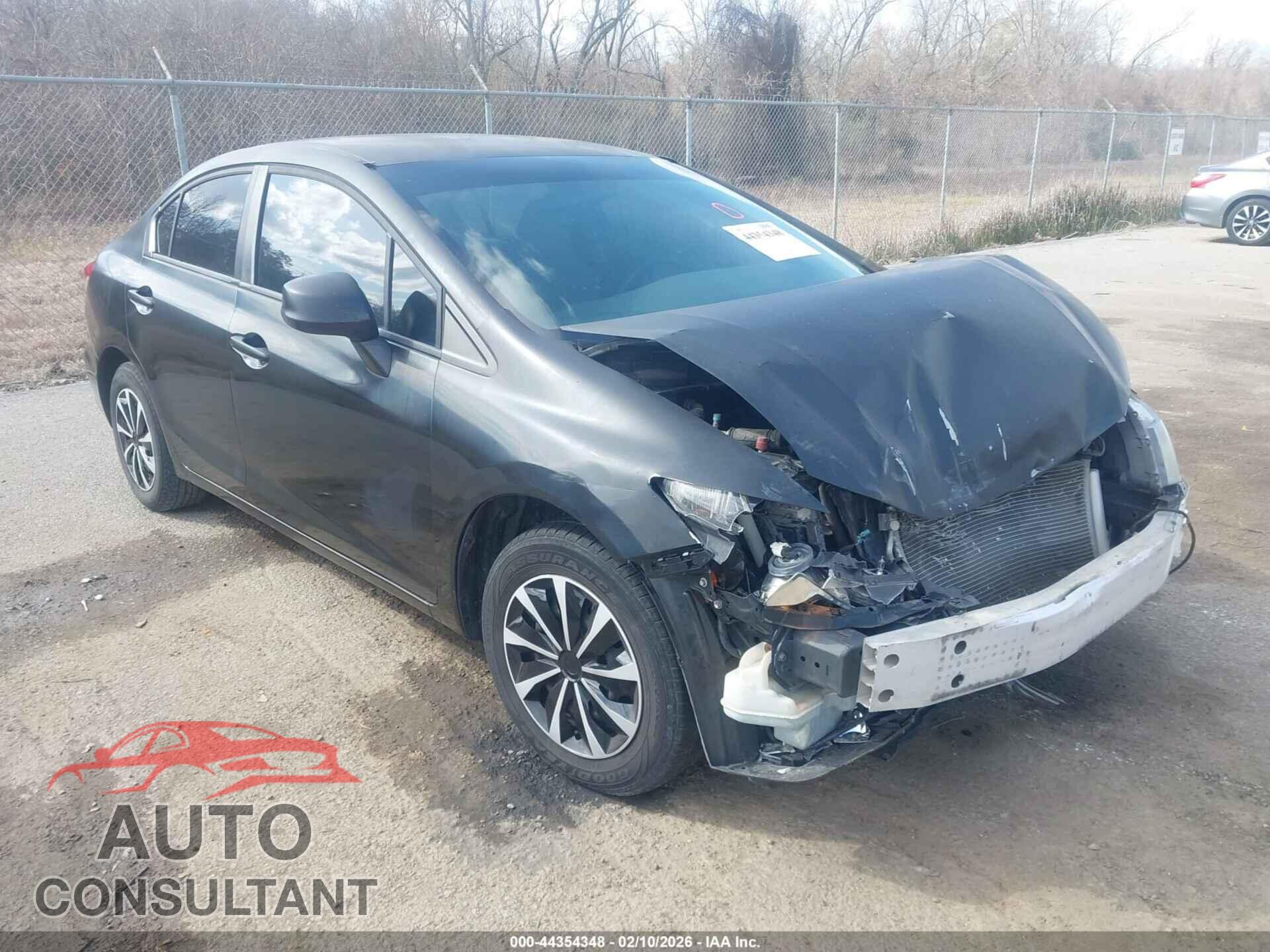 HONDA CIVIC 2013 - 2HGFB2F59DH501295