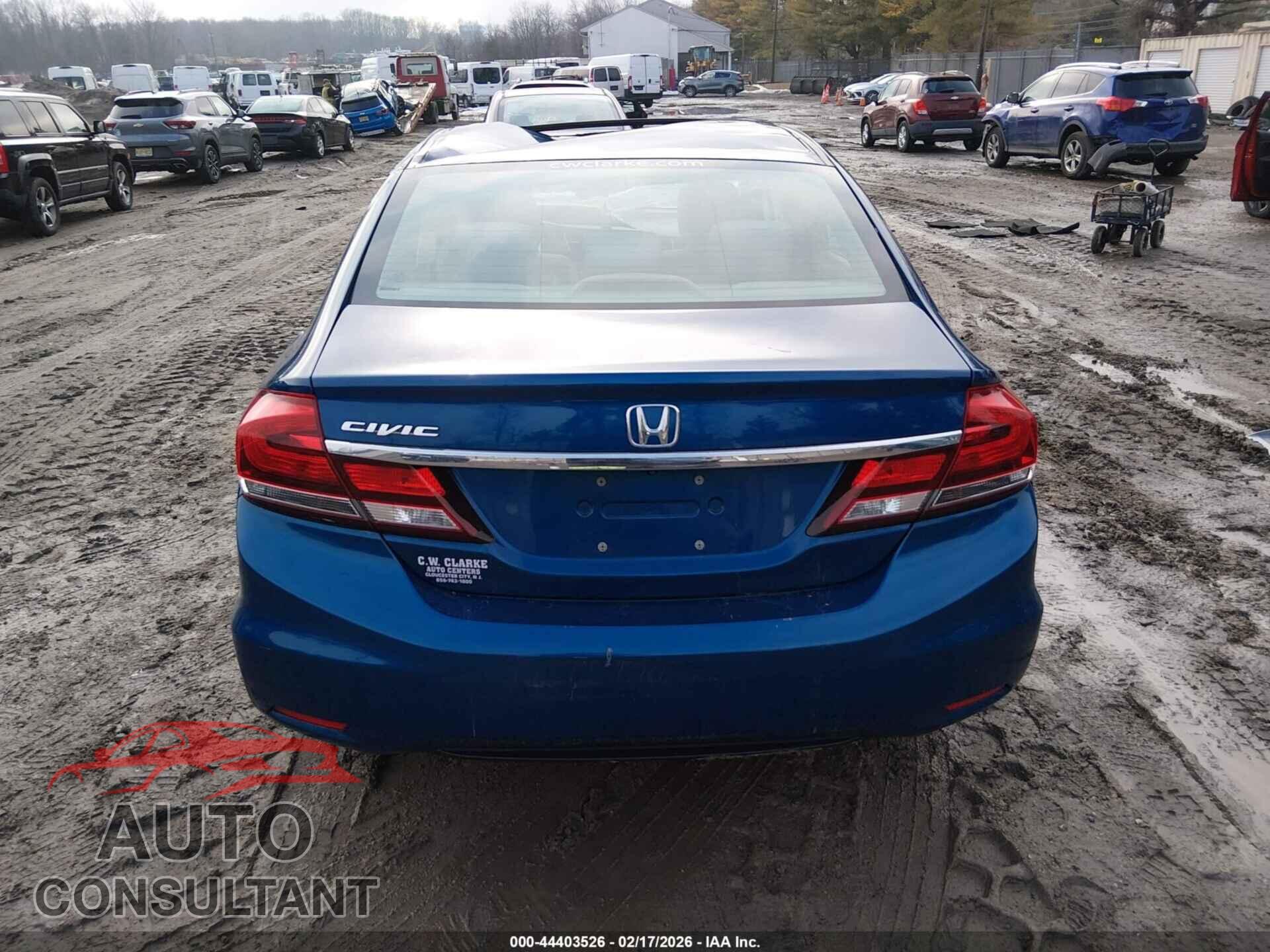 HONDA CIVIC 2014 - 19XFB2F88EE237959