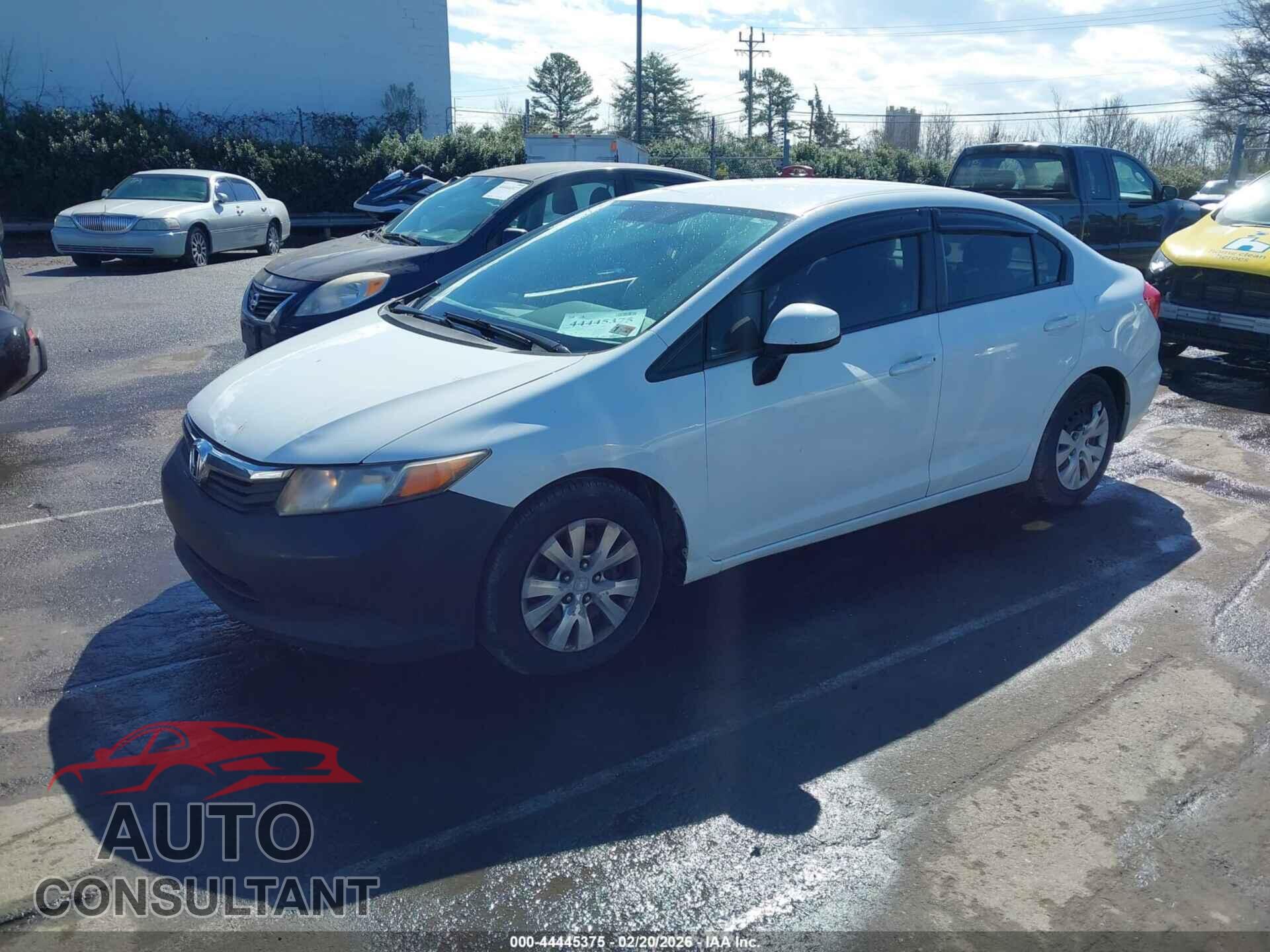 HONDA CIVIC 2012 - 2HGFB2F57CH314183