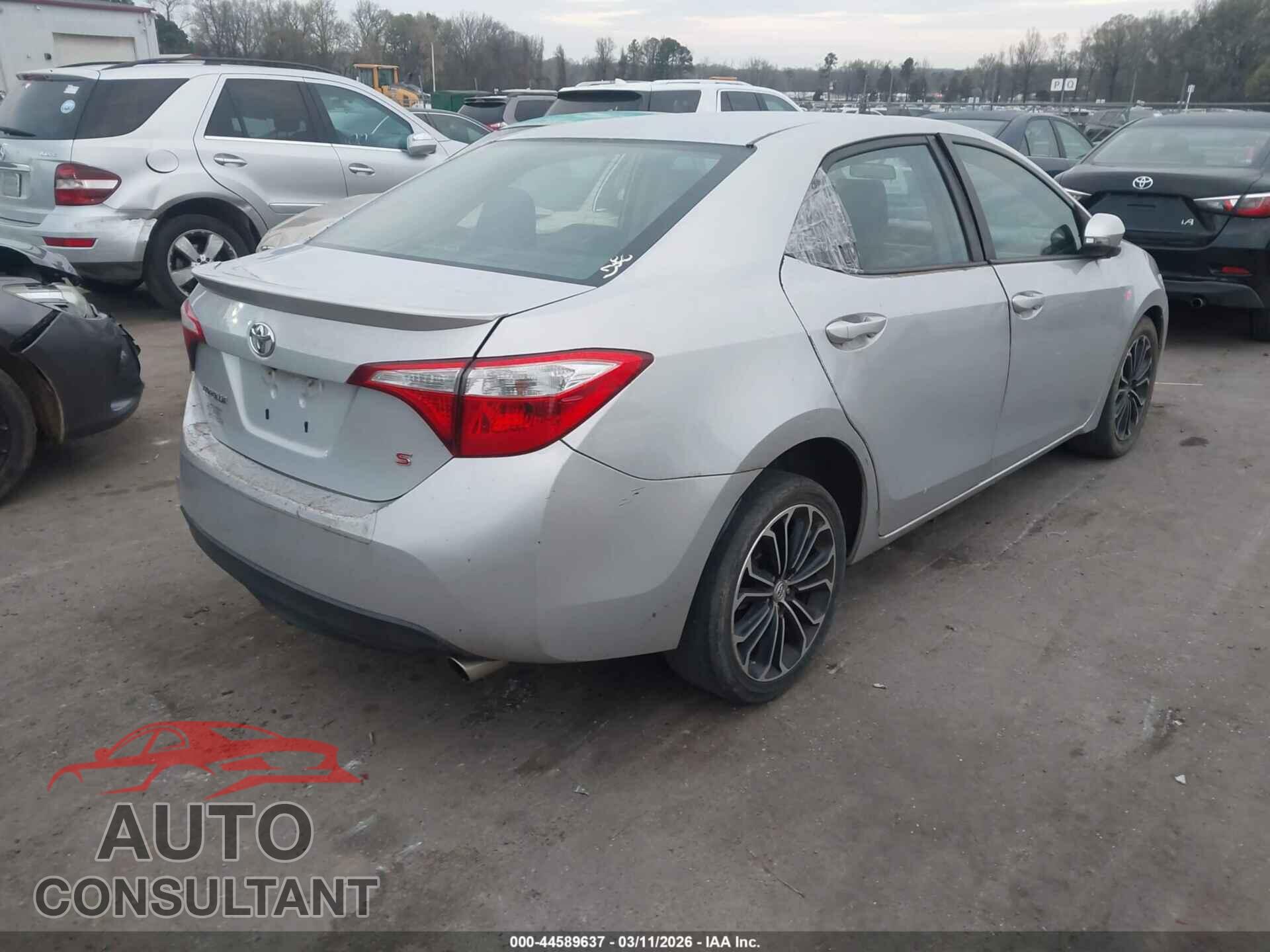 TOYOTA COROLLA 2015 - 2T1BURHE5FC334699