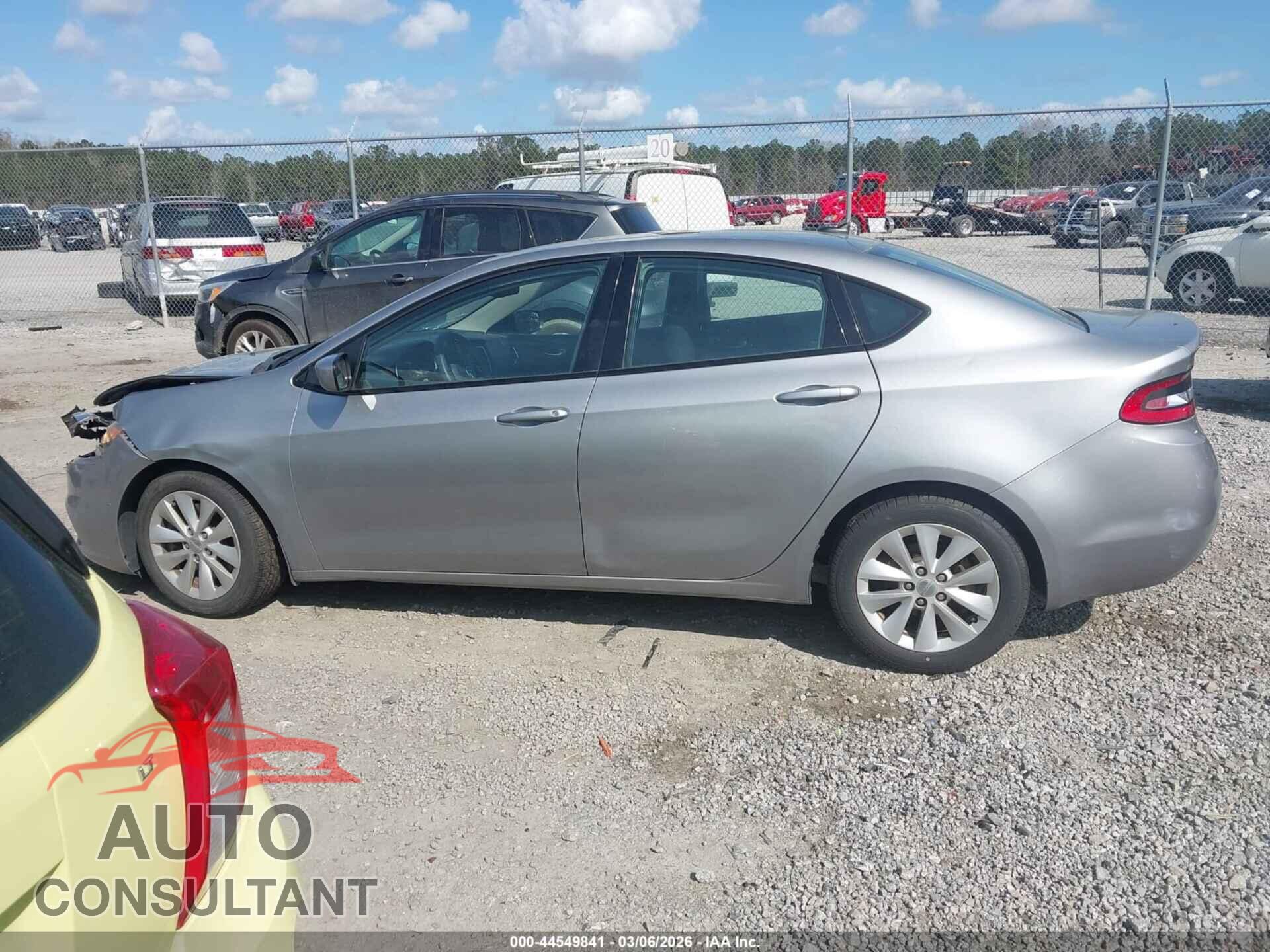 DODGE DART 2014 - 1C3CDFBB2ED894686