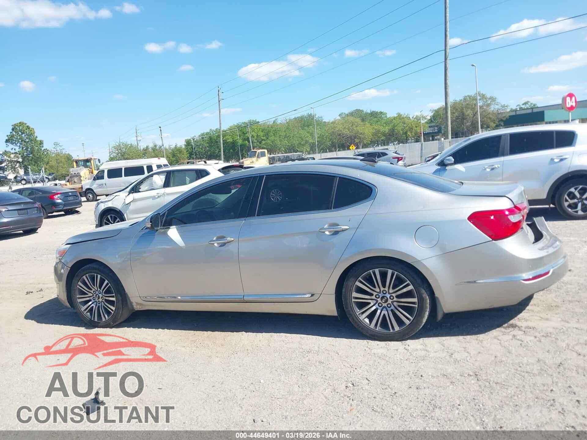 KIA CADENZA 2014 - KNALN4D76E5162512