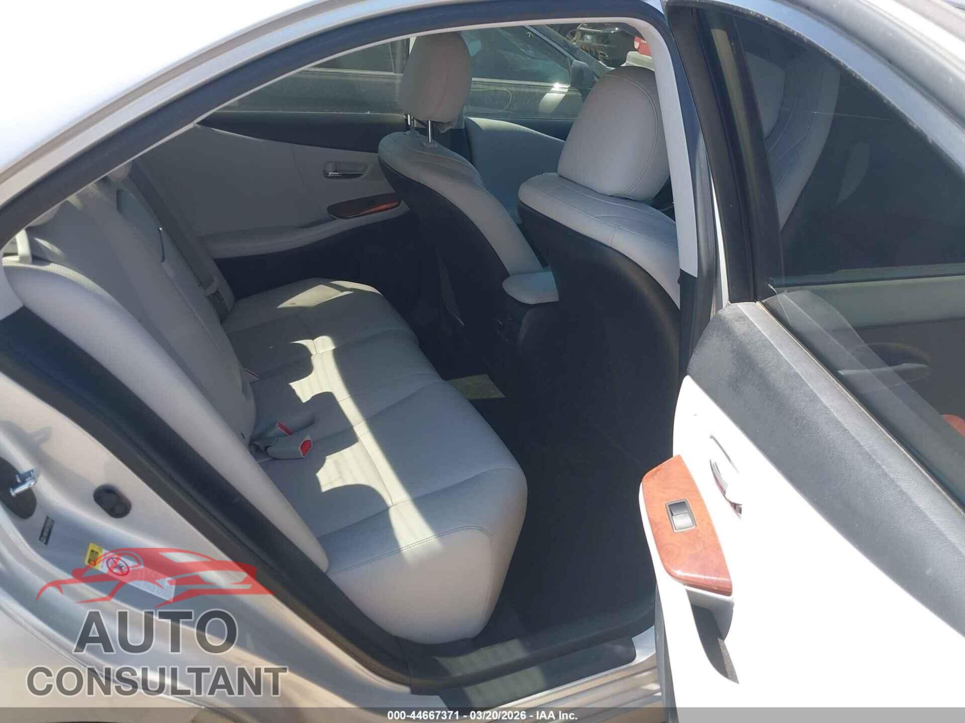 LEXUS HS 250H 2012 - JTHBB1BA7C2050884