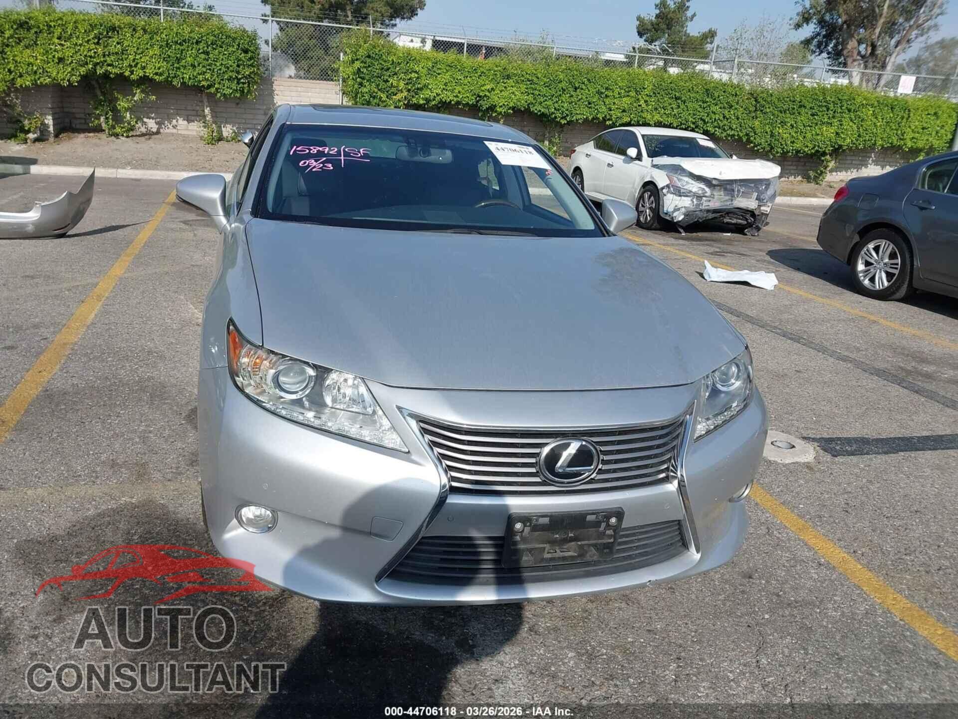 LEXUS ES 350 2013 - JTHBK1GG9D2019179