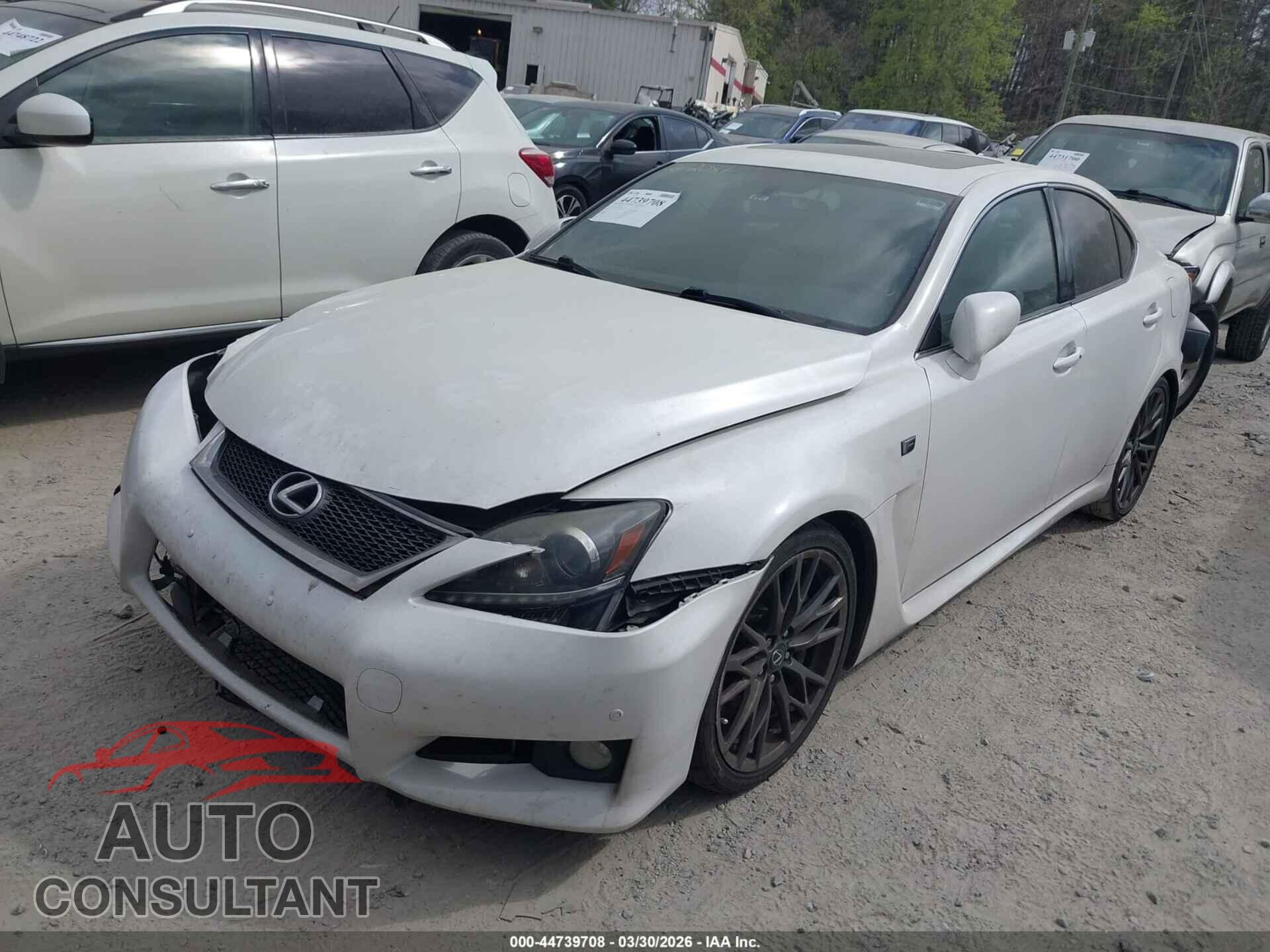 LEXUS IS F 2011 - JTHBP5C29B5009038