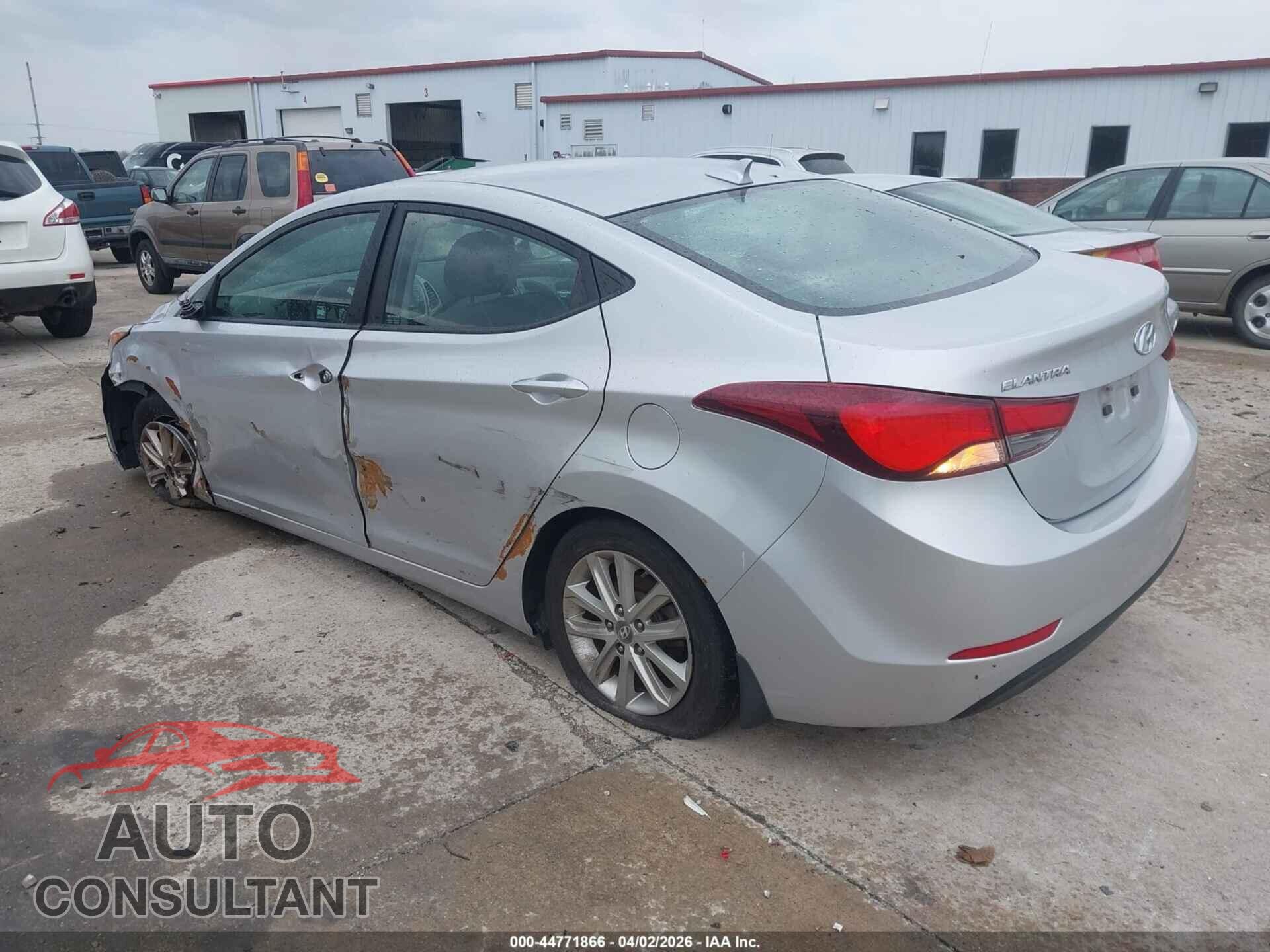 HYUNDAI ELANTRA 2014 - KMHDH4AE3EU172580