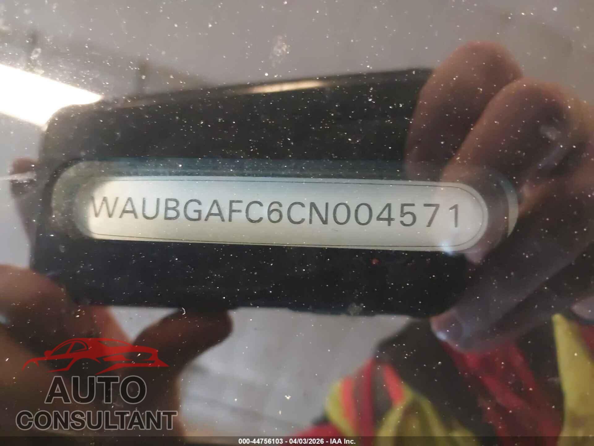 AUDI A6 2012 - WAUBGAFC6CN004571