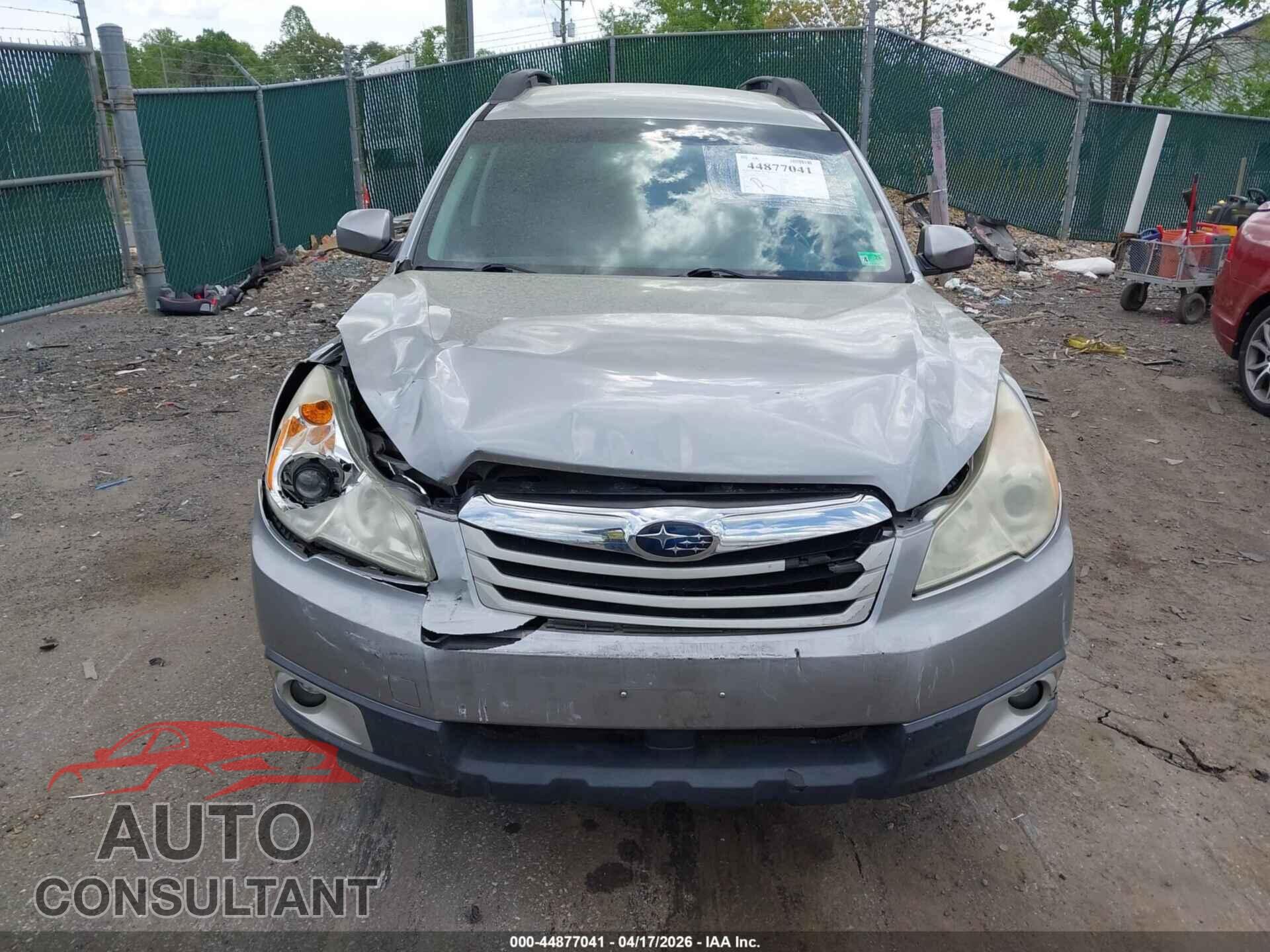 SUBARU OUTBACK 2011 - 4S4BRBCC3B3379668