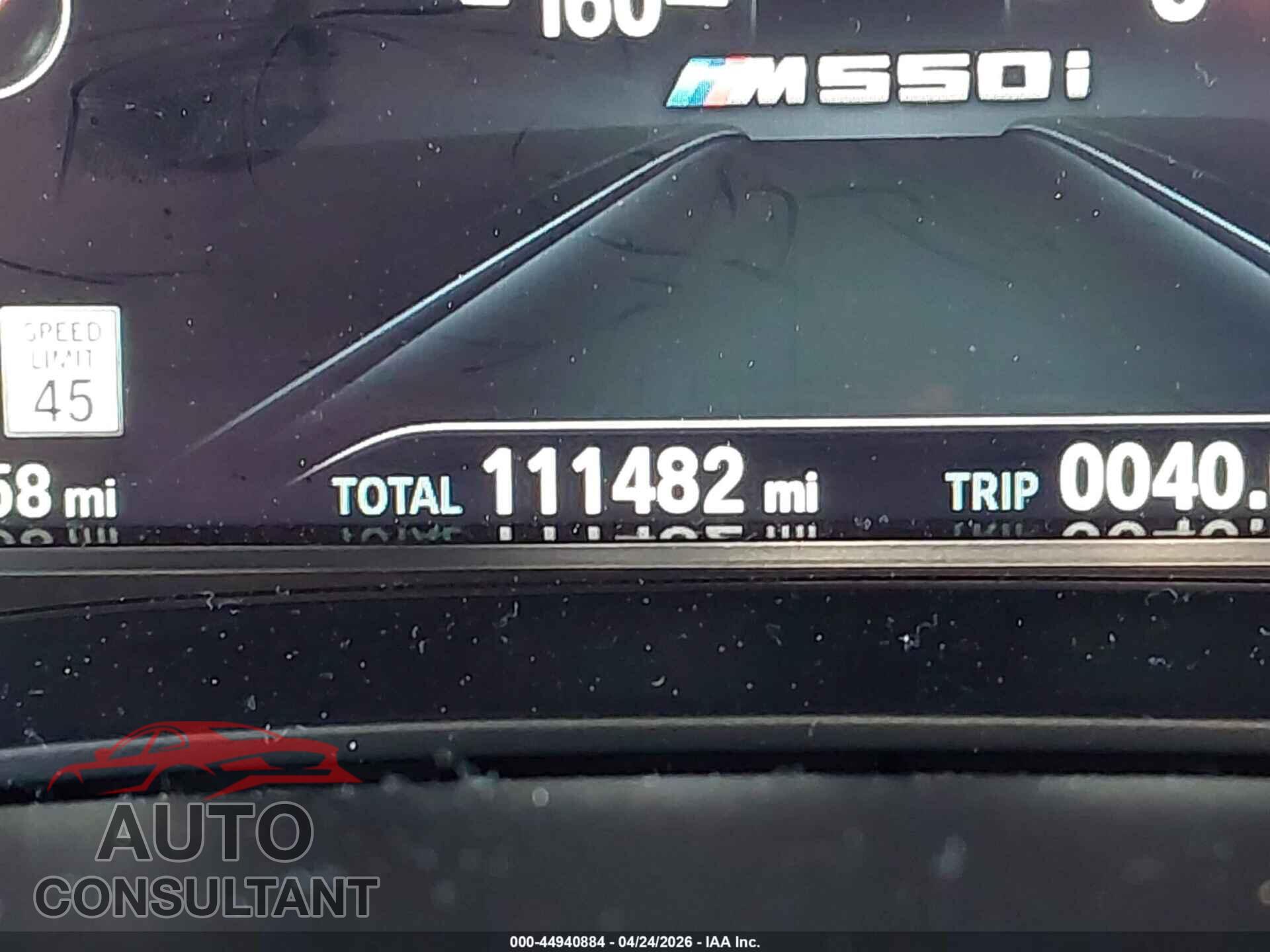 BMW M550I 2018 - WBAJB9C51JB035160