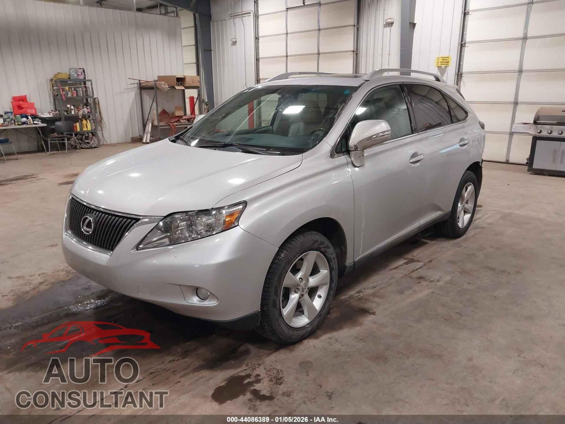 LEXUS RX 350 2010 - 2T2BK1BA5AC031777