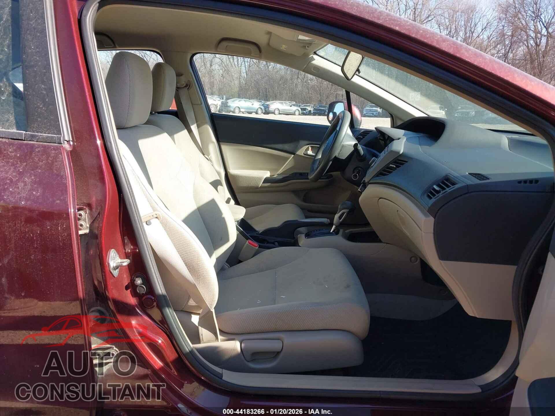 HONDA CIVIC 2012 - 19XFB2F56CE060797