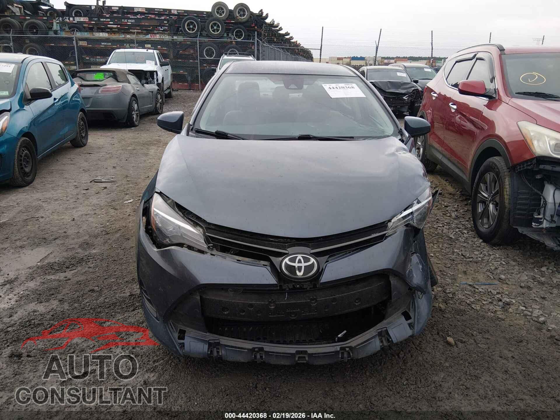 TOYOTA COROLLA 2017 - 2T1BURHE8HC788349