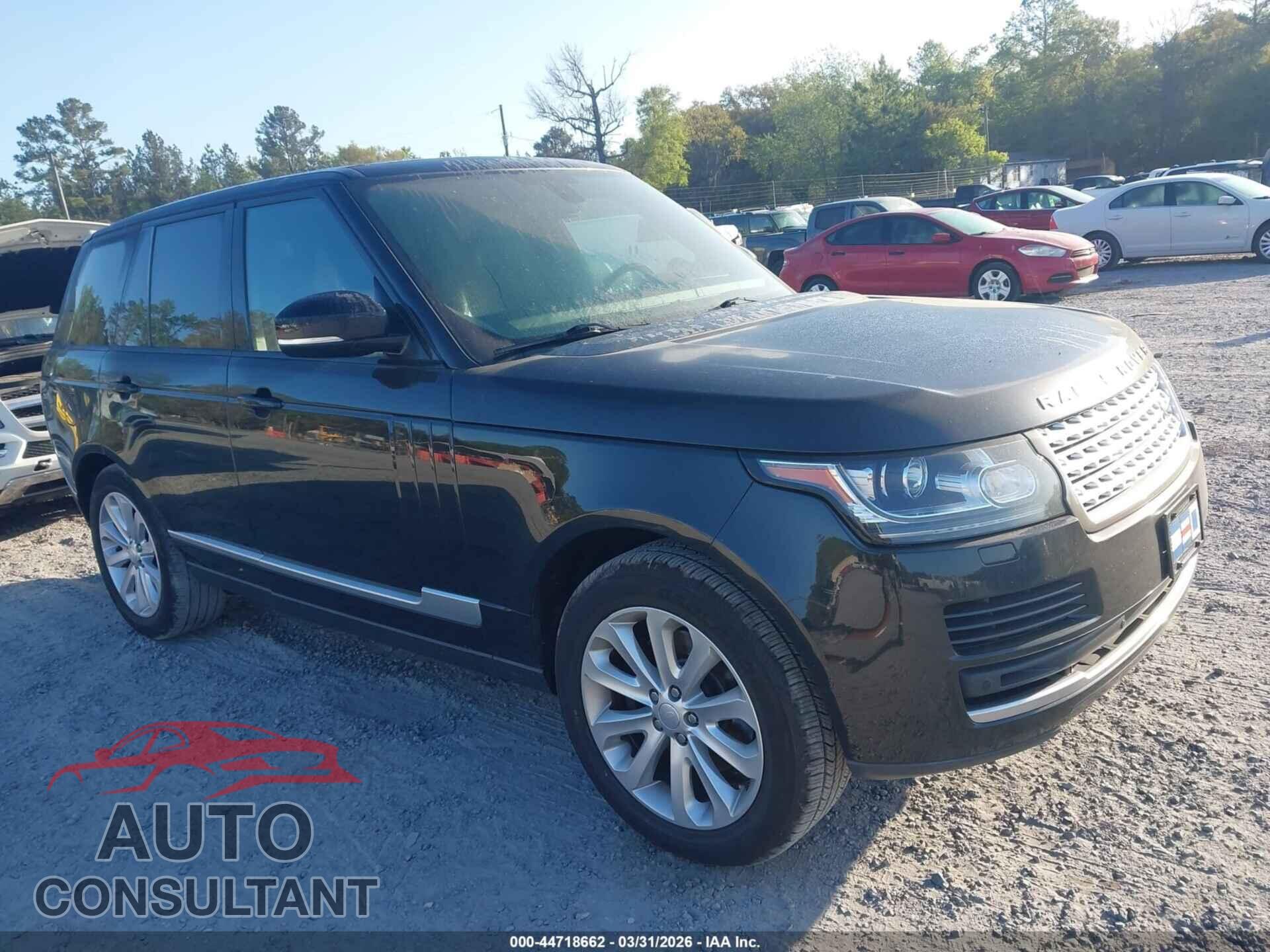 LAND ROVER RANGE ROVER 2015 - SALGS2VF5FA205665