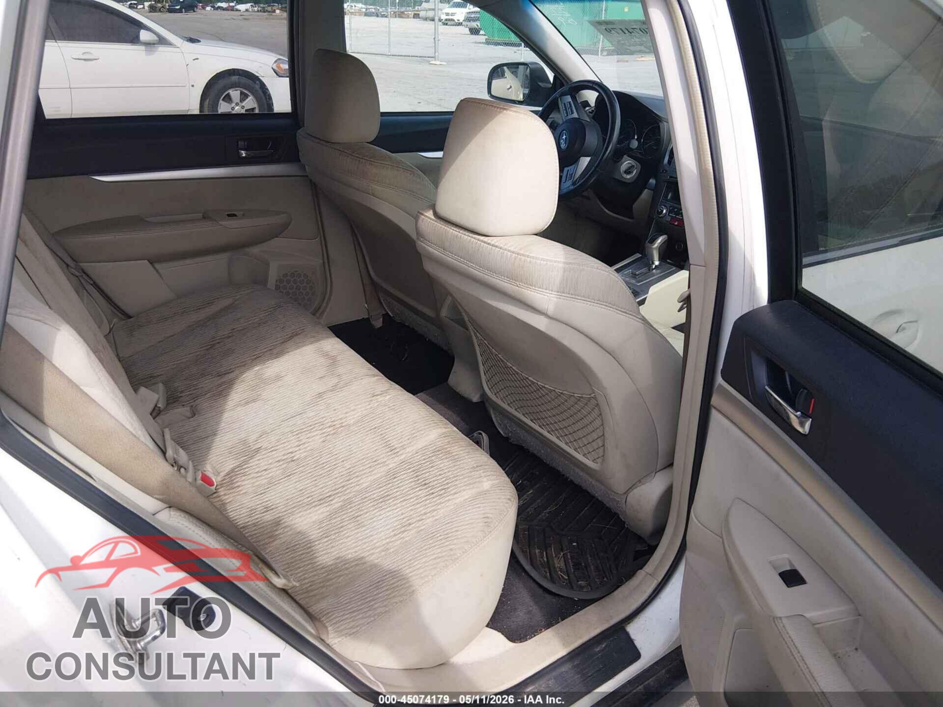 SUBARU OUTBACK 2010 - 4S4BRCCC8A3343592