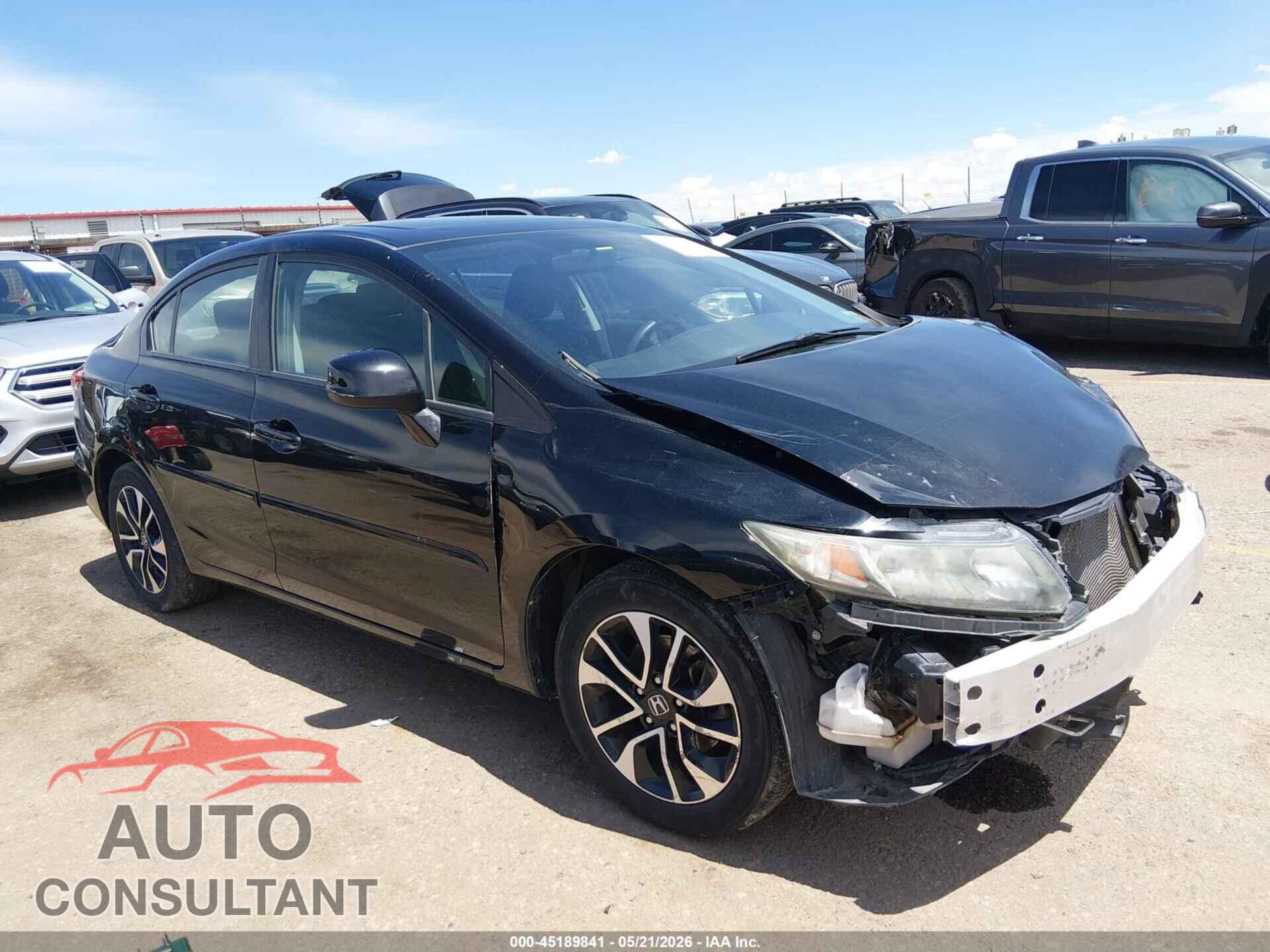 HONDA CIVIC 2013 - 19XFB2F82DE088141