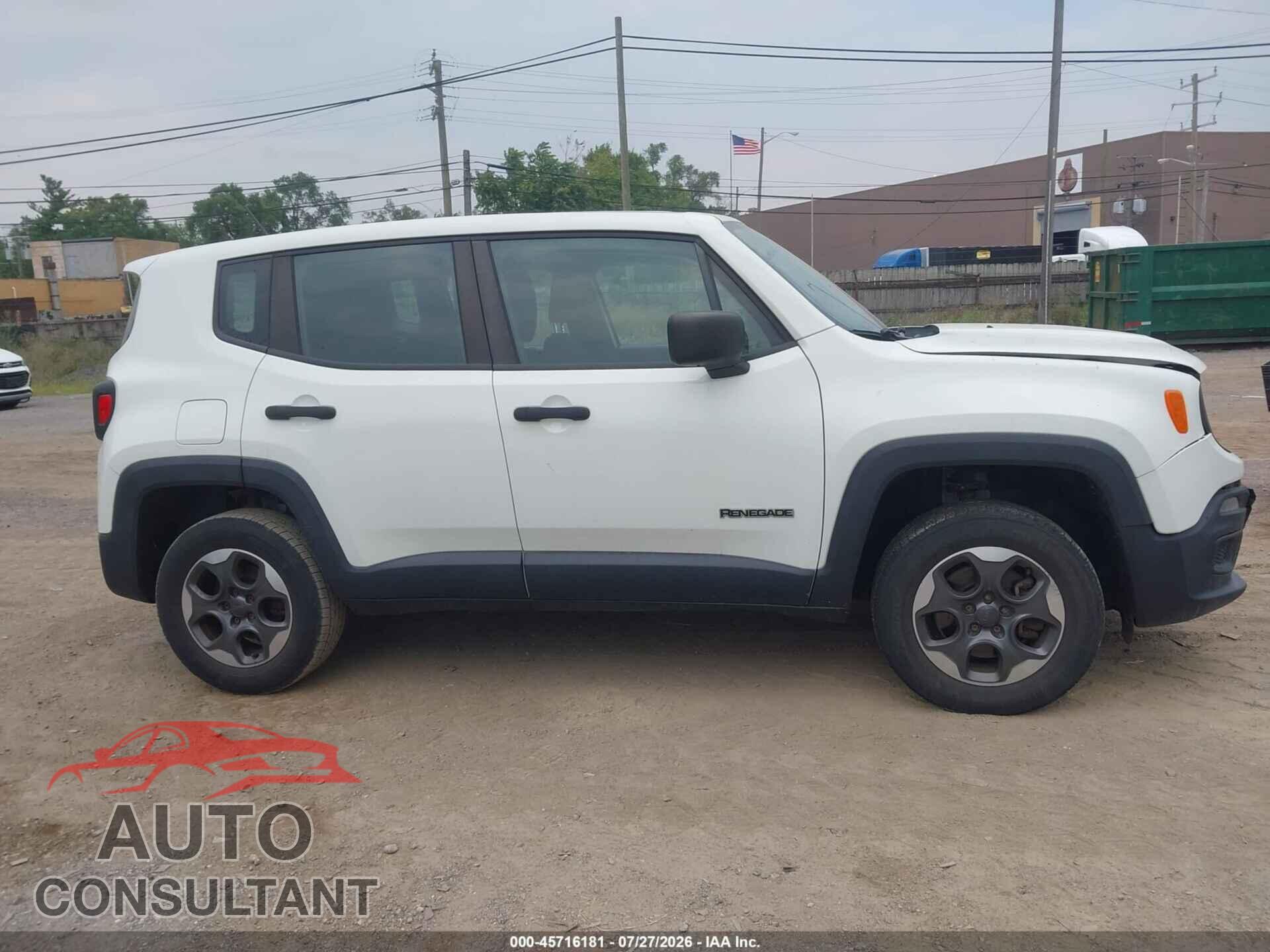 JEEP RENEGADE 2015 - ZACCJBAT2FPC40877
