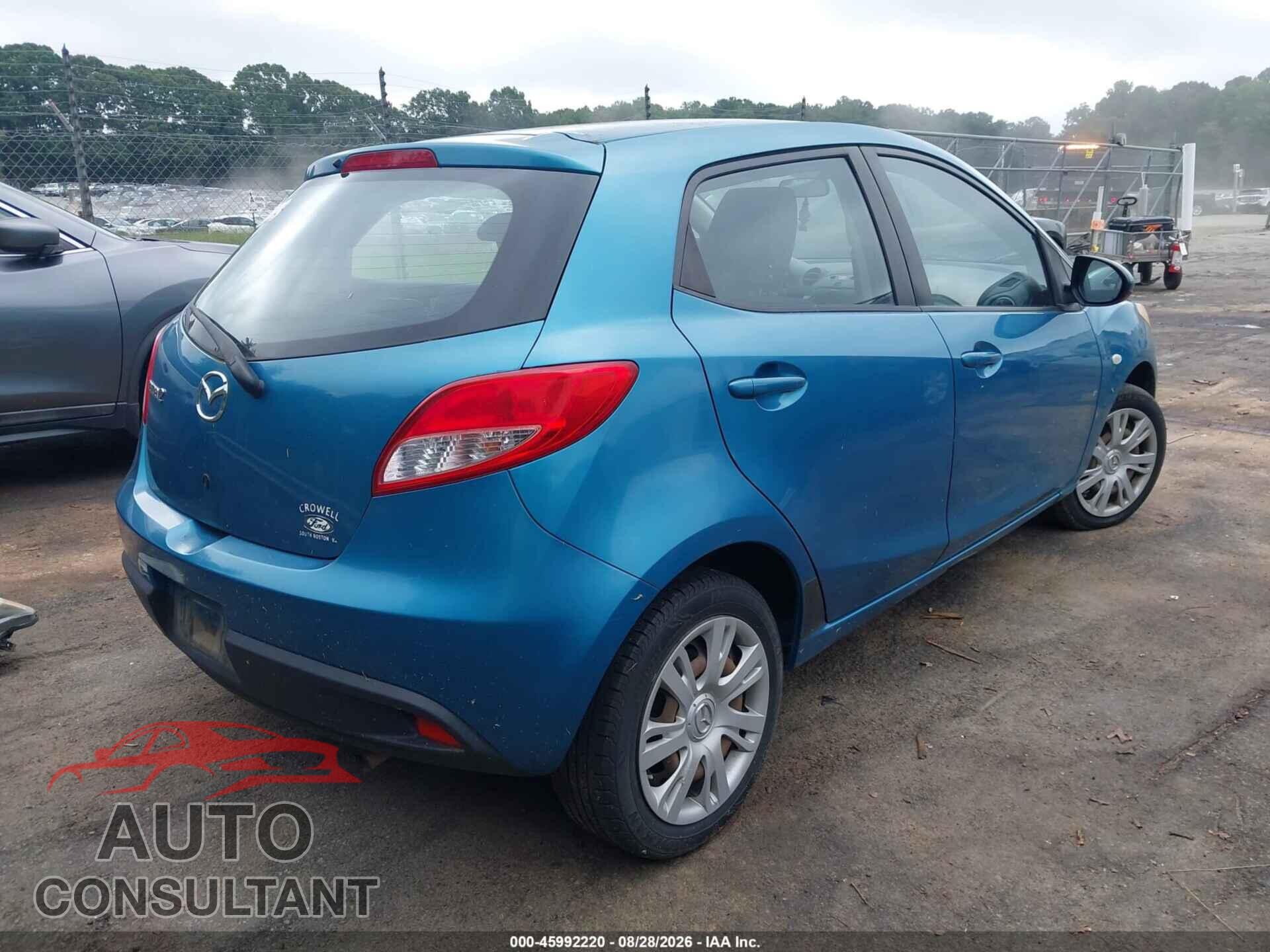 MAZDA MAZDA2 2012 - JM1DE1KYXC0142226