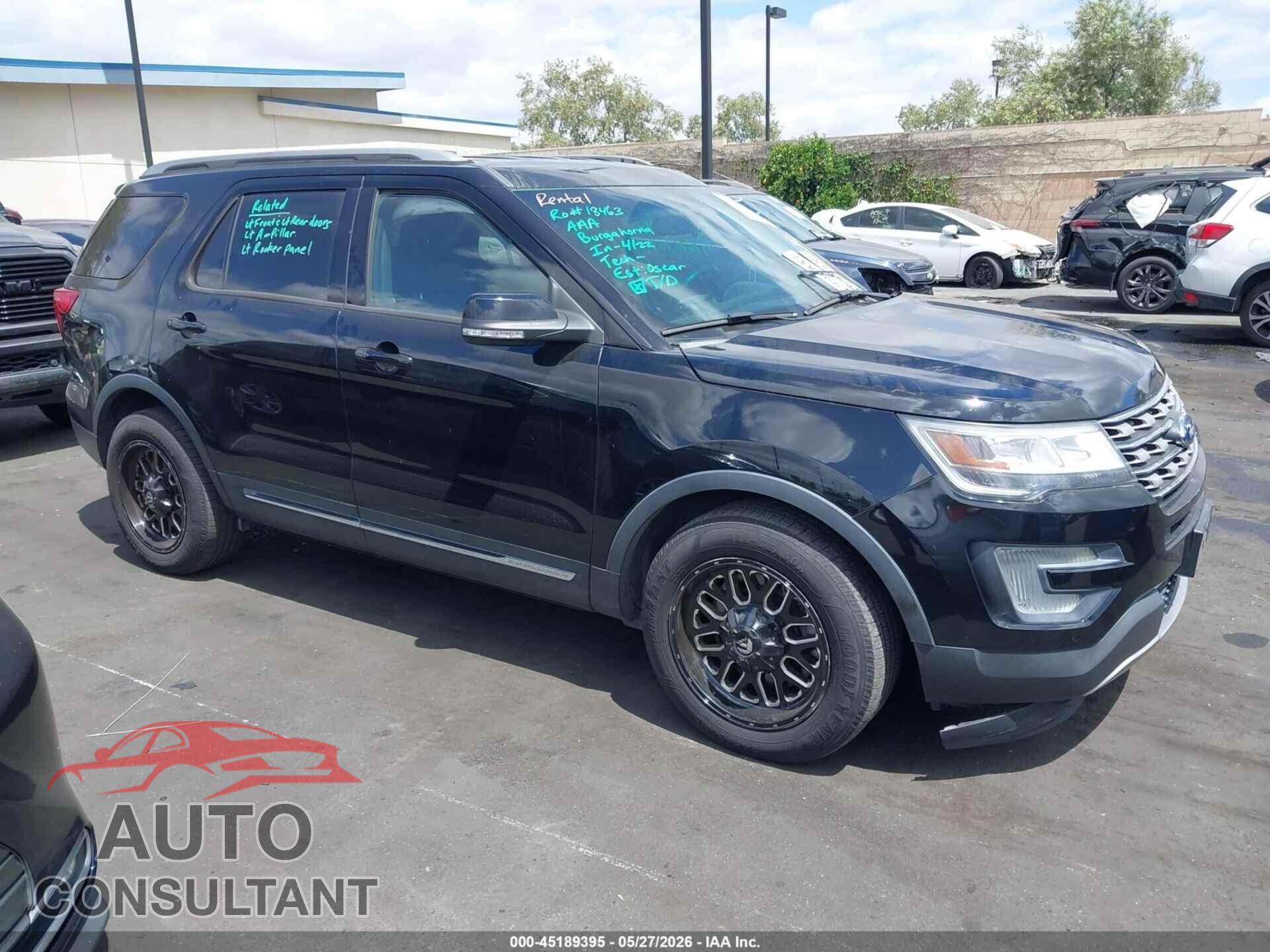 FORD EXPLORER 2017 - 1FM5K7D84HGB64035