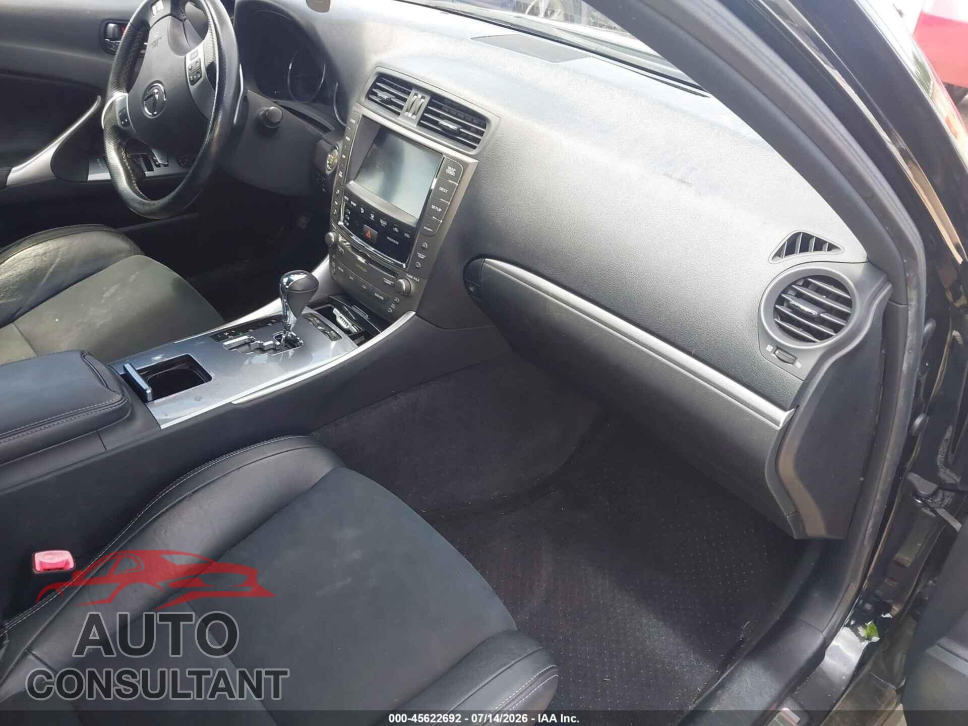 LEXUS IS 250 2011 - JTHBF5C28B5139475