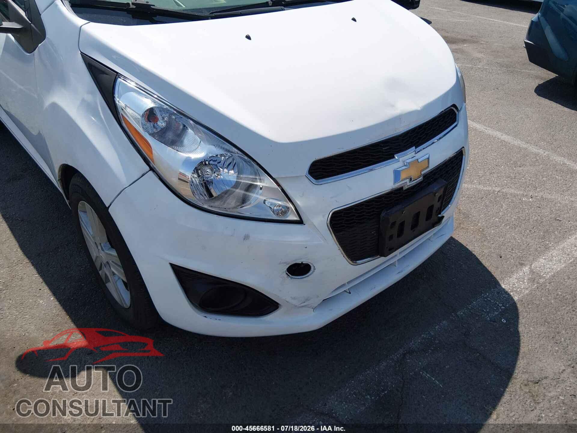 CHEVROLET SPARK 2013 - KL8CD6S98DC603713