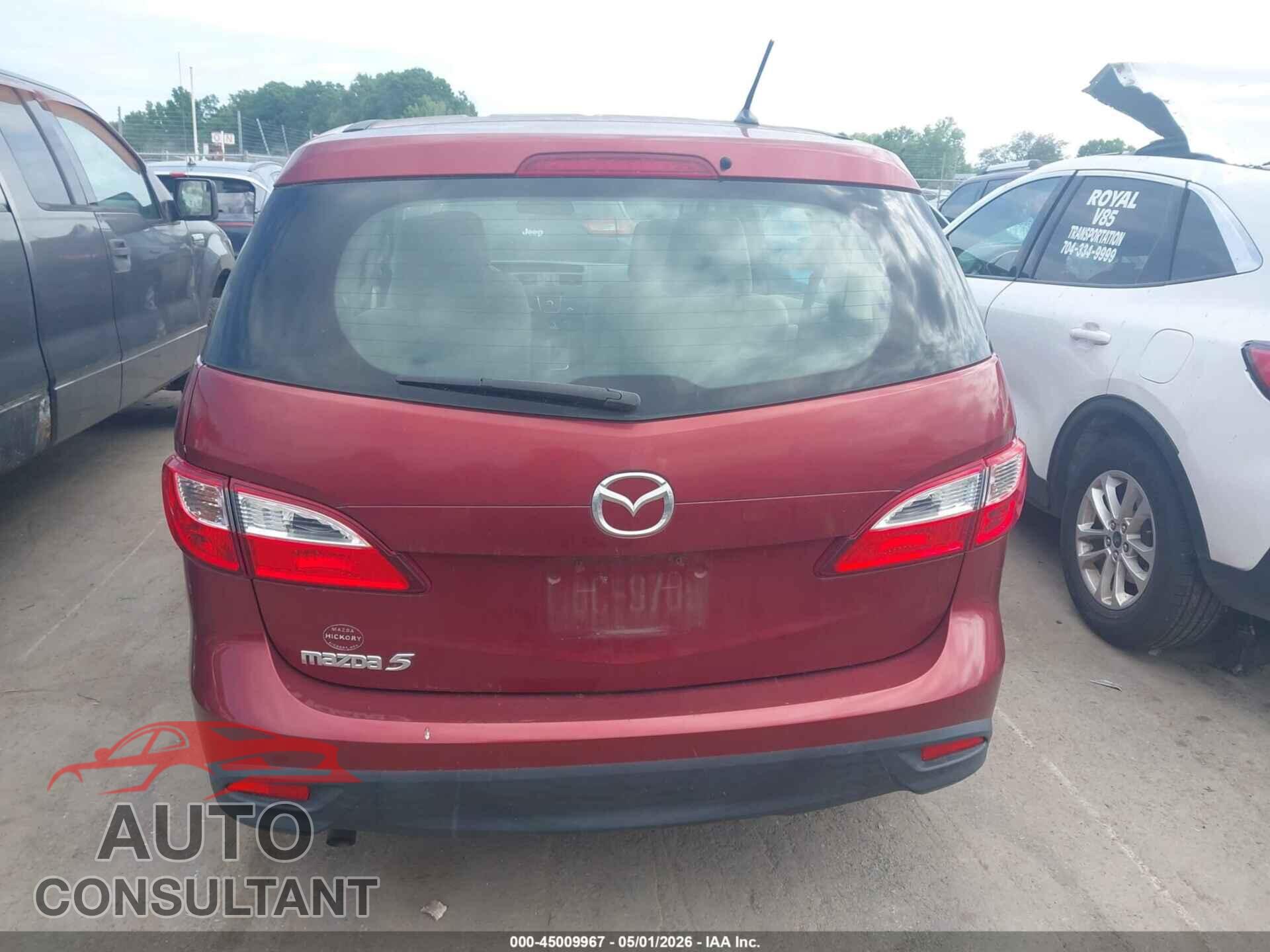 MAZDA MAZDA5 2012 - JM1CW2BL6C0141139