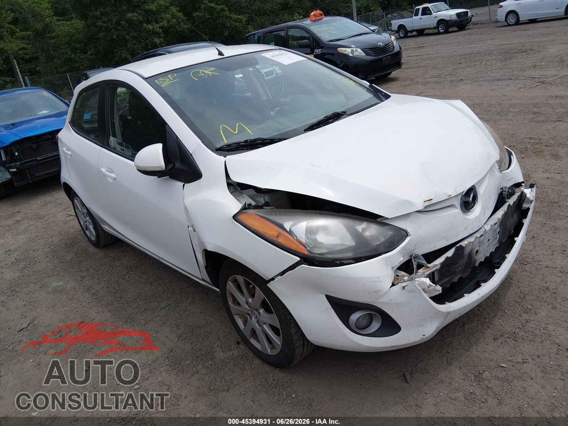 MAZDA MAZDA2 2014 - JM1DE1LZ4E0179539