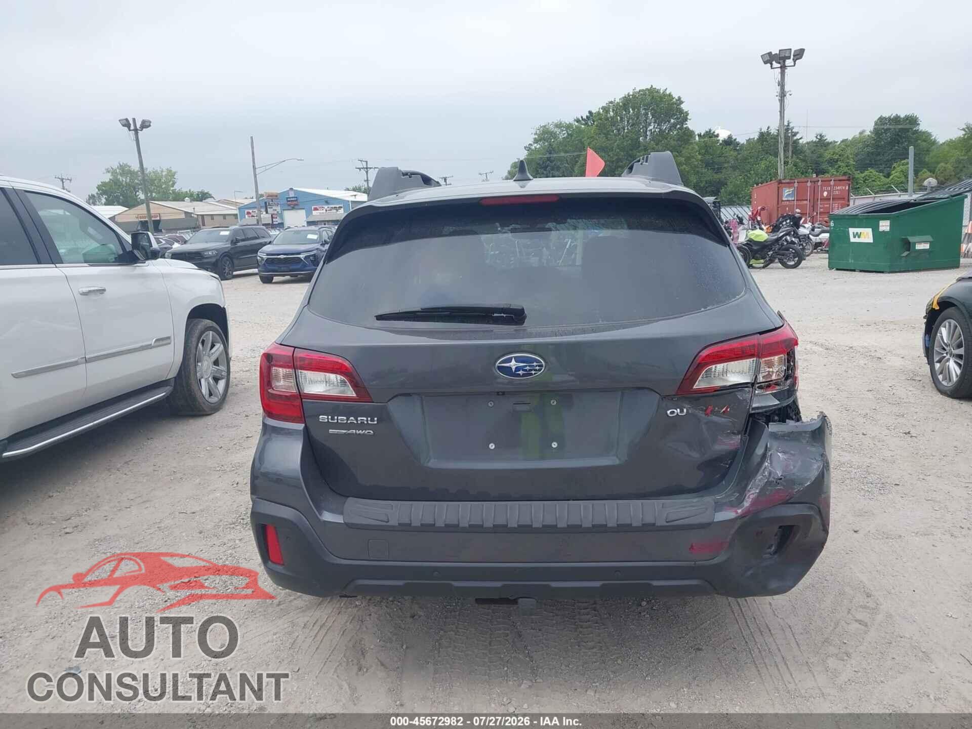SUBARU OUTBACK 2018 - 4S4BSANC4J3347225