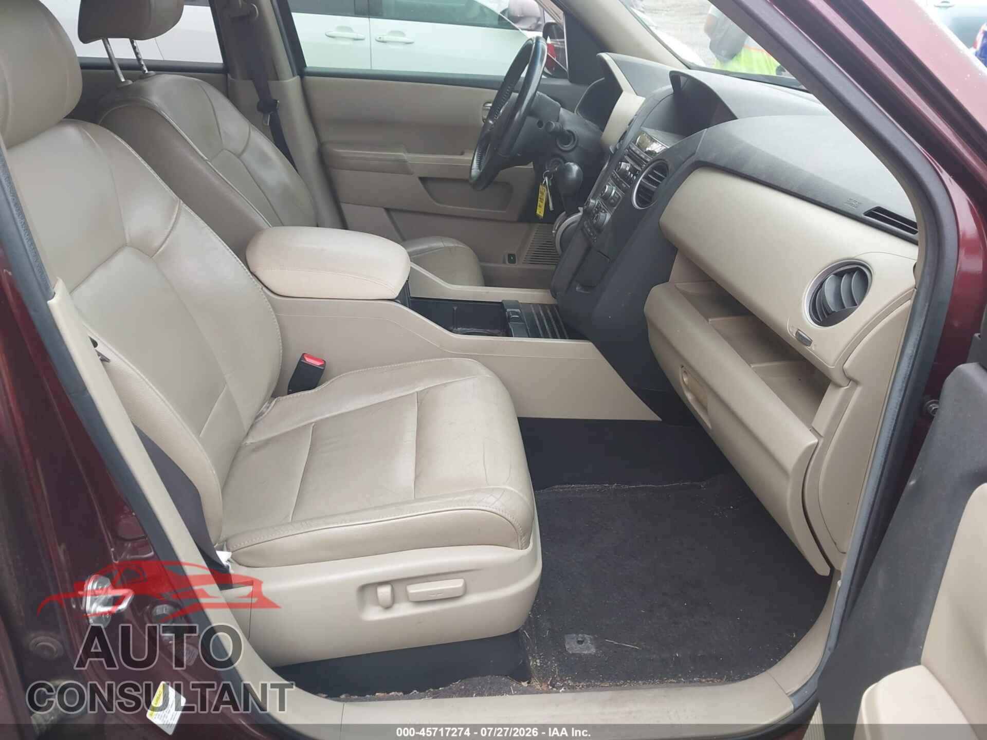 HONDA PILOT 2012 - 5FNYF3H54CB012600