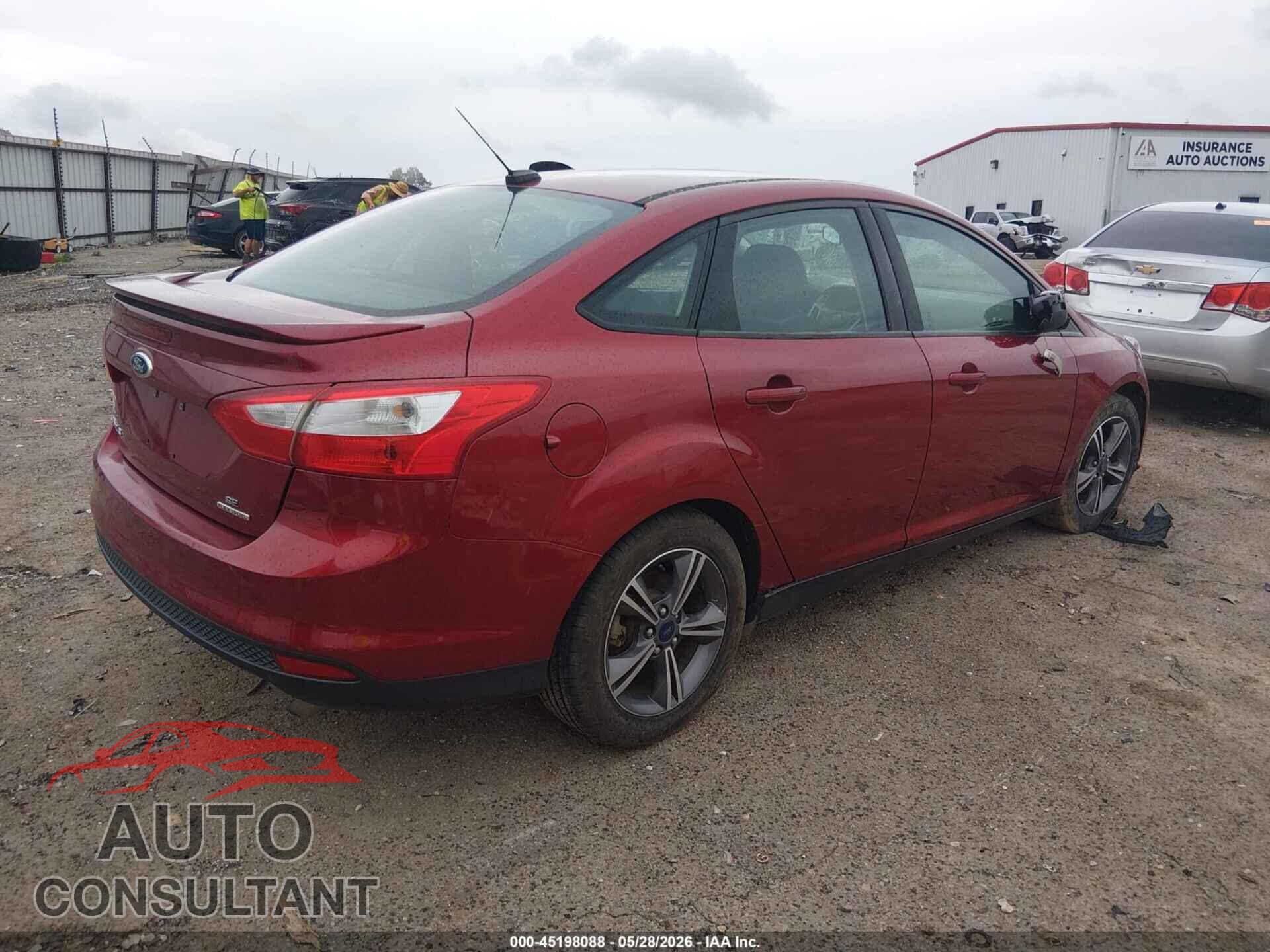 FORD FOCUS 2014 - 1FADP3F25EL451721