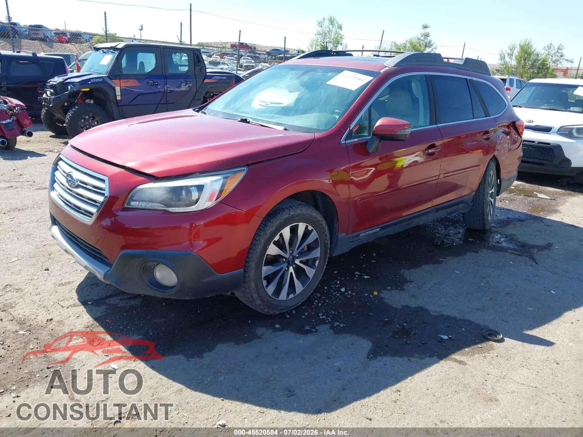 SUBARU OUTBACK 2017 - 4S4BSENC7H3413073