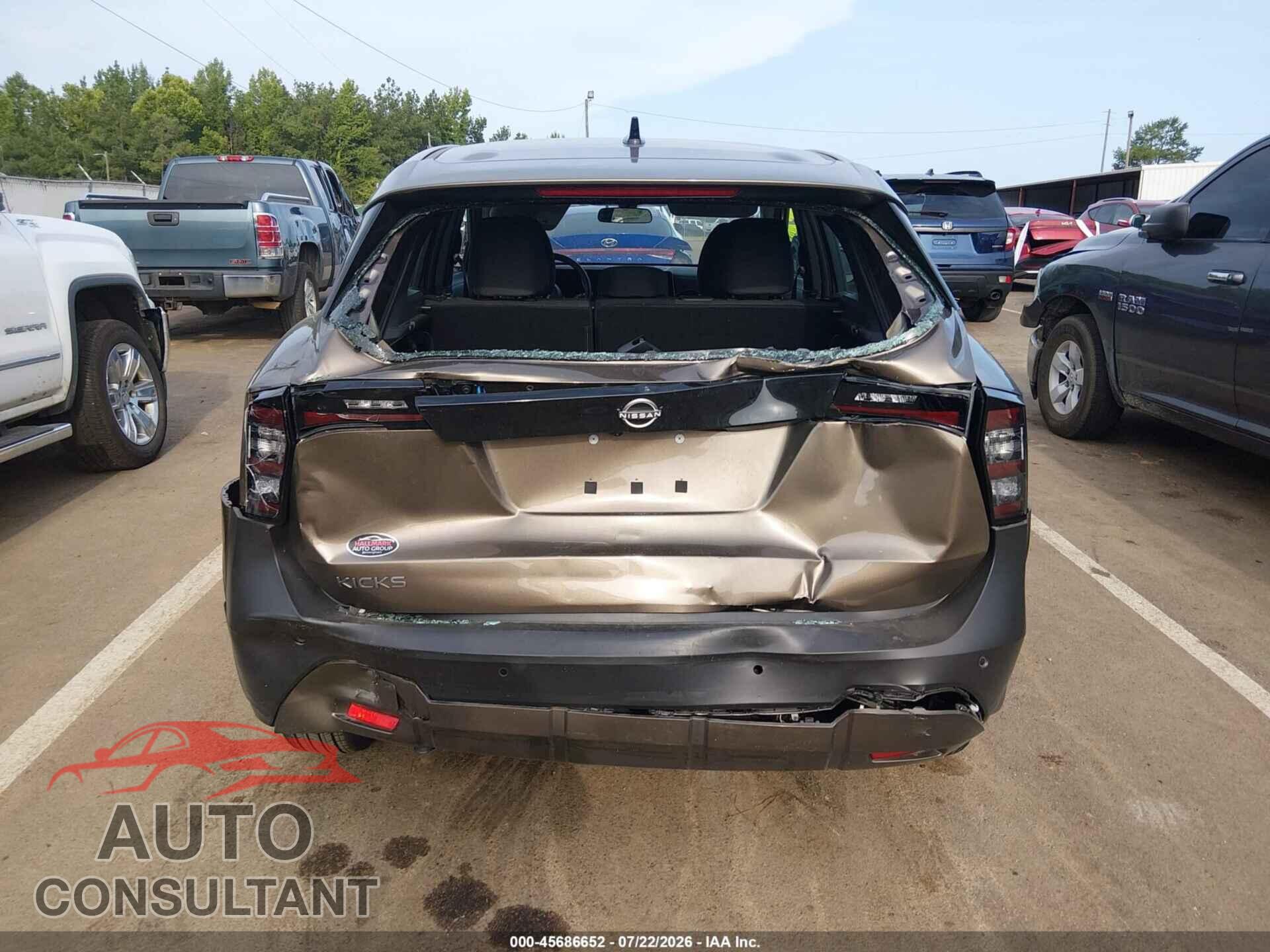 NISSAN KICKS 2026 - 3N8AP6BE2TL347322
