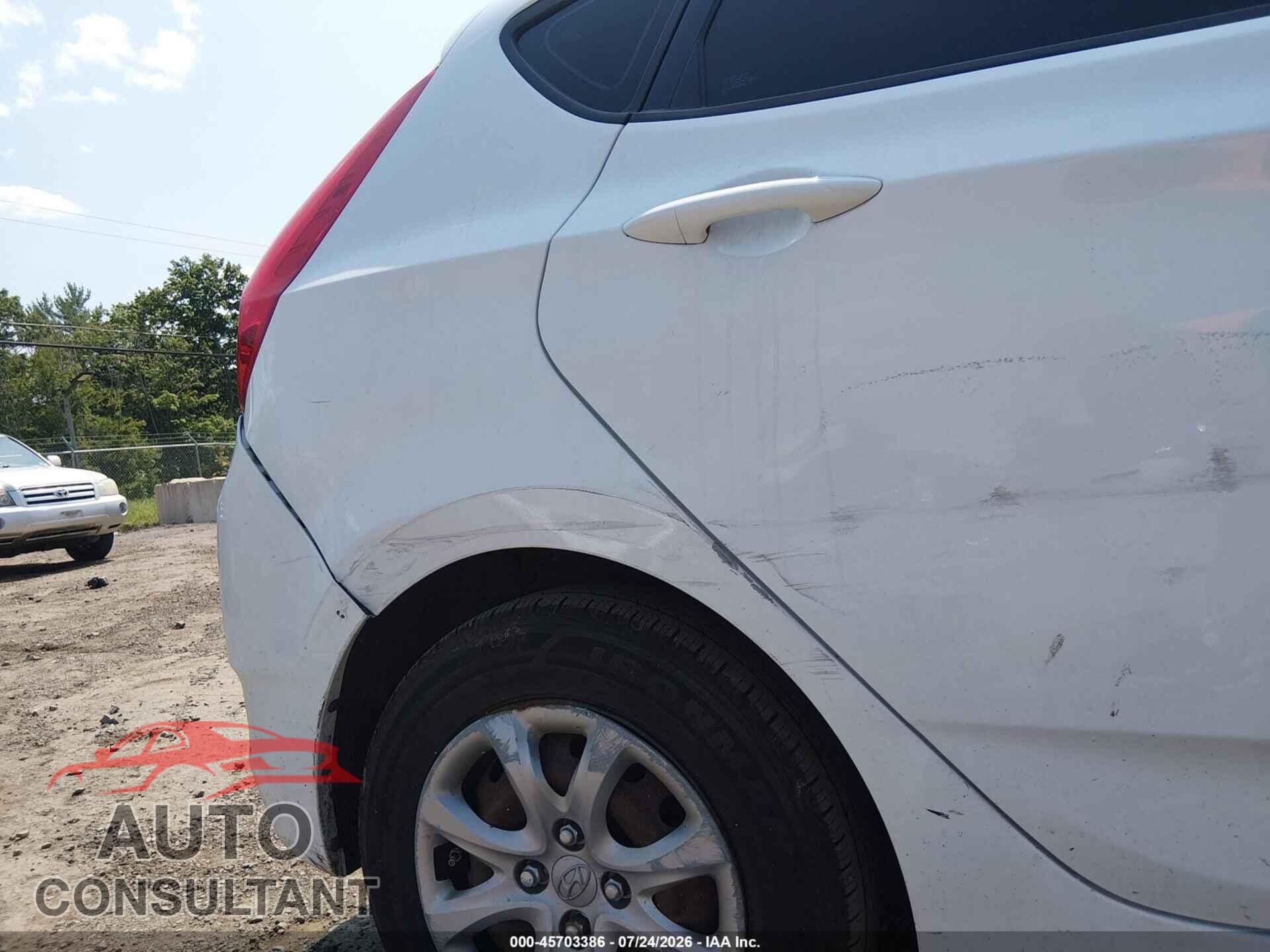 HYUNDAI ACCENT 2014 - KMHCT5AE1EU194061