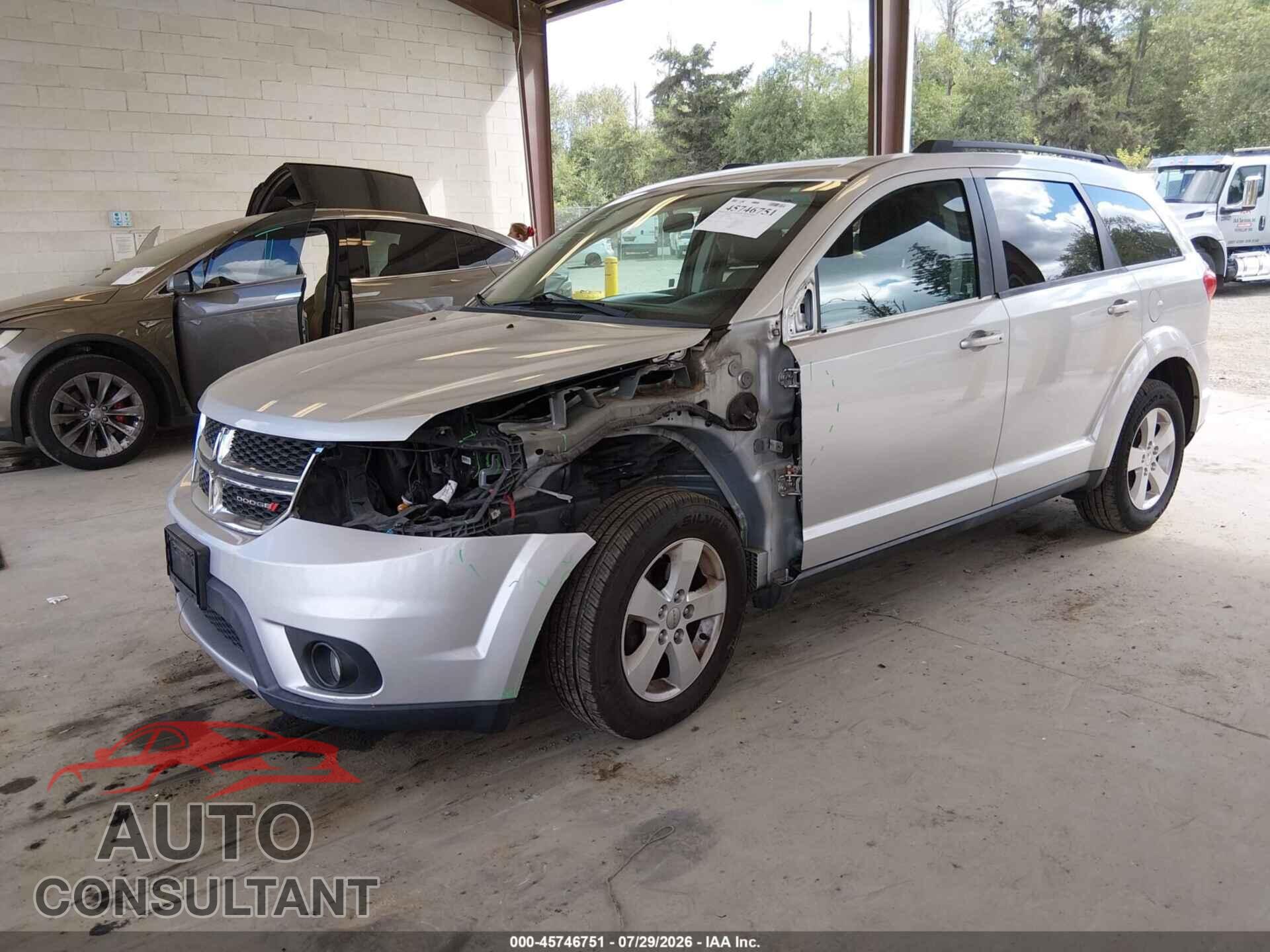 DODGE JOURNEY 2012 - 3C4PDDBG2CT278944