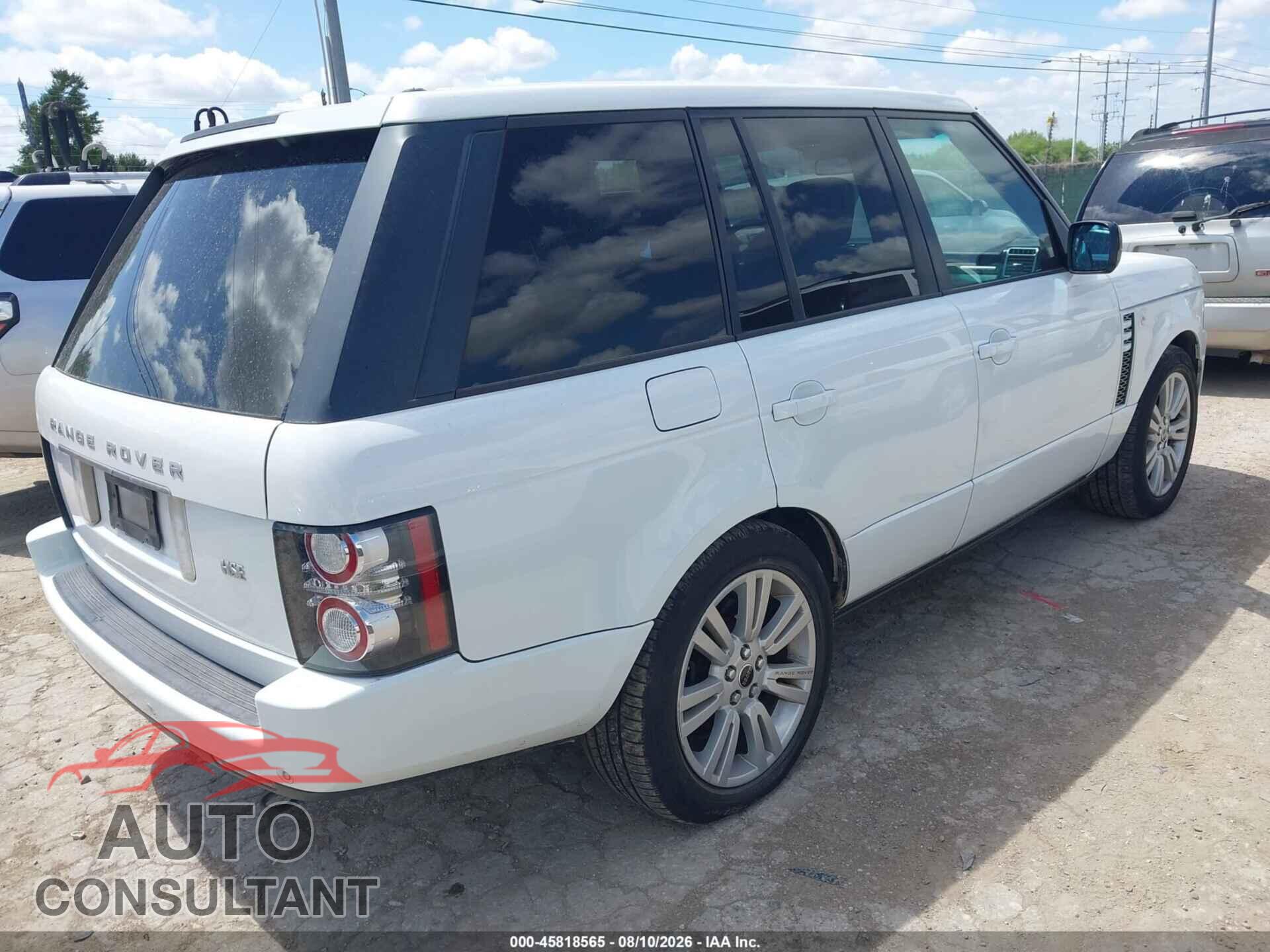 LAND ROVER RANGE ROVER 2012 - SALME1D41CA371276