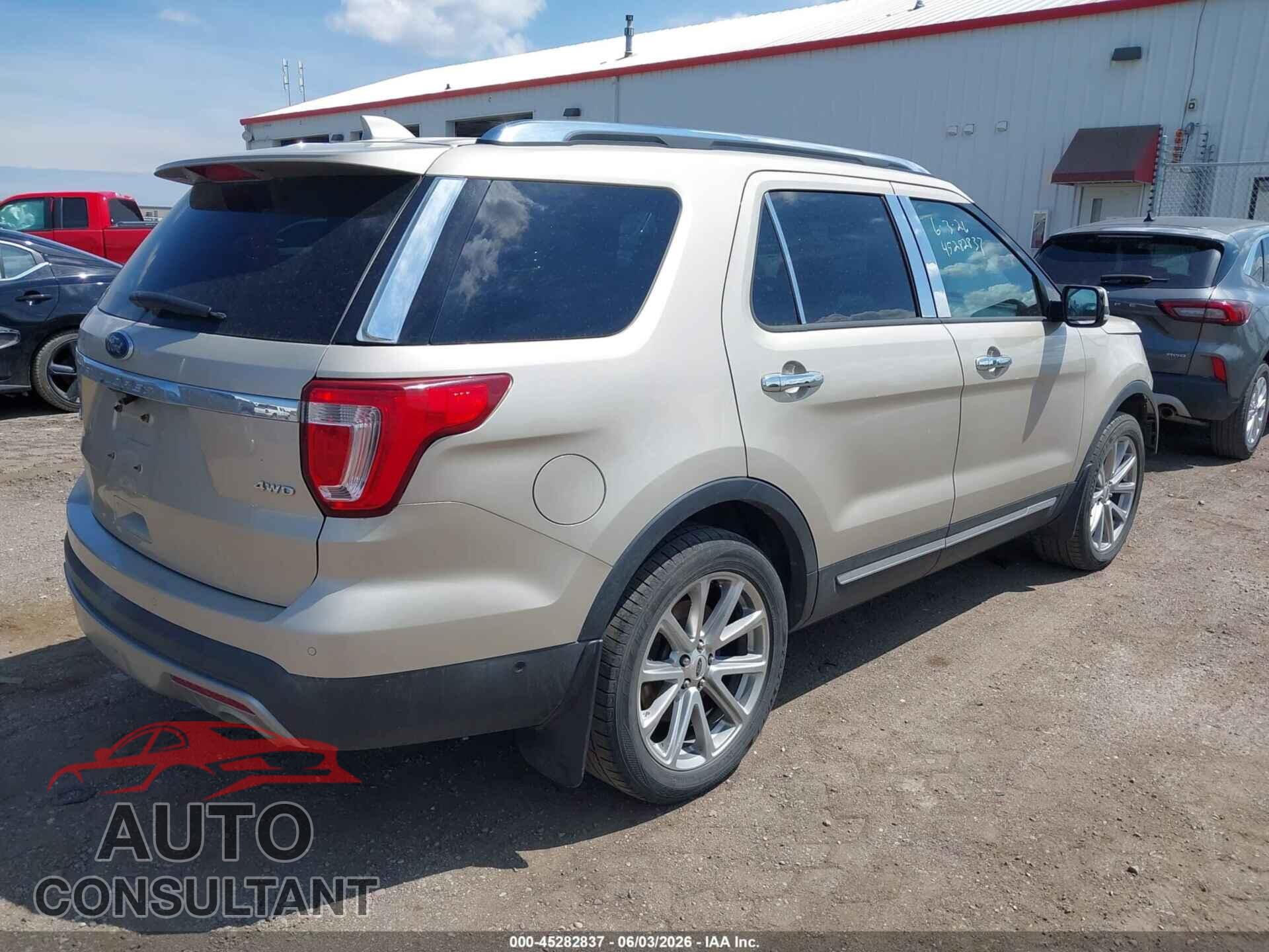 FORD EXPLORER 2017 - 1FM5K8F8XHGA11629