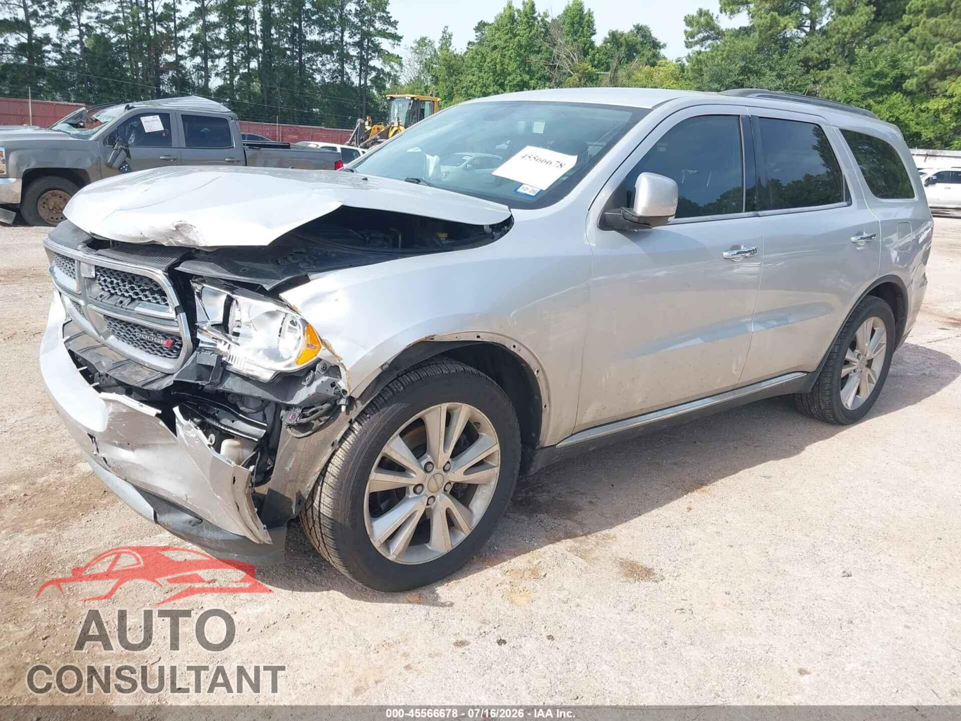 DODGE DURANGO 2013 - 1C4SDJDT9DC509743